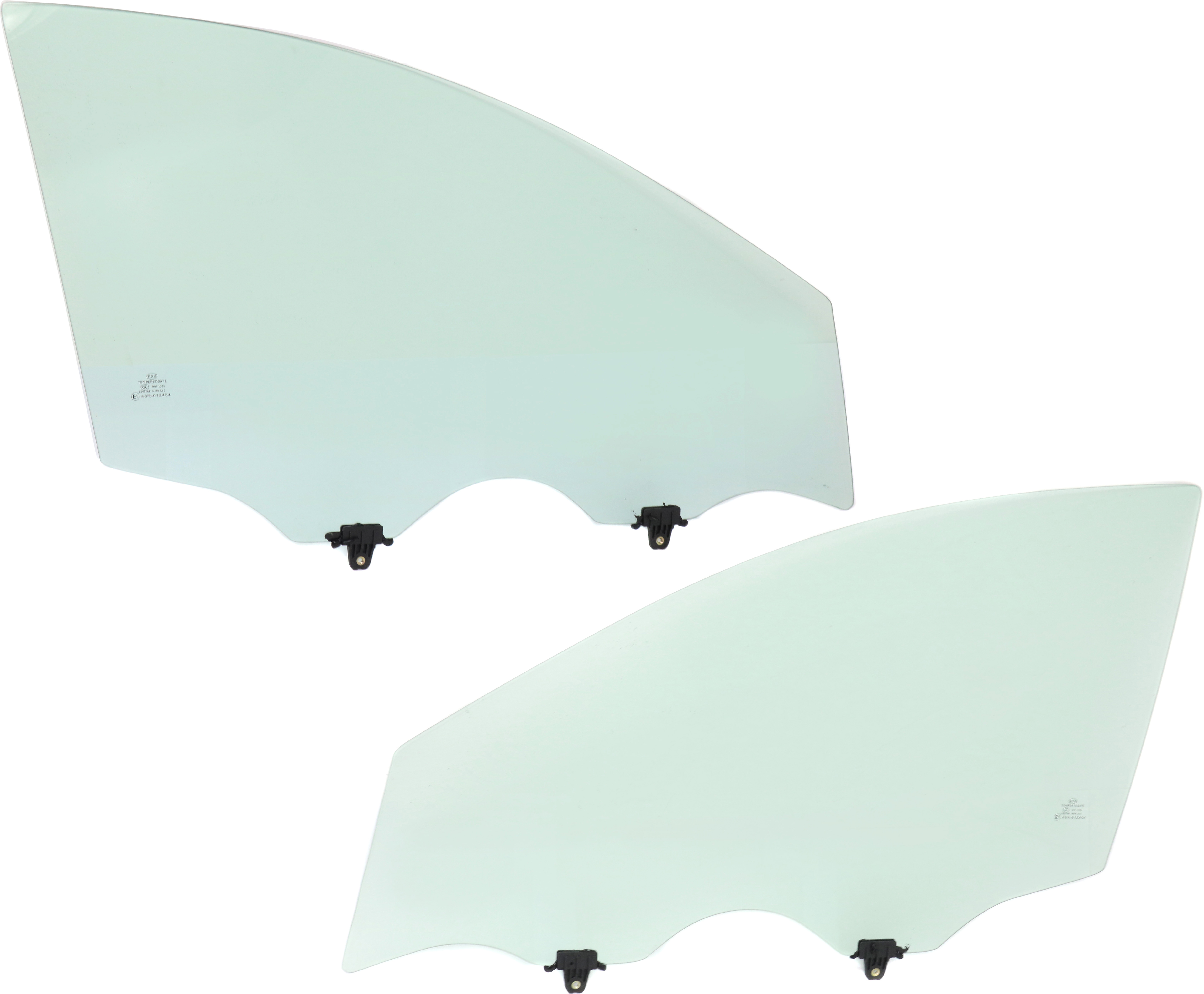 AM ROGUE 08-13 ROGUE SELECT 14-15 FRONT DOOR GLASS RH AND LH Green Tint SKU SET REPN480123 OEM 80300JM00B FD23636GTYN 80301JM