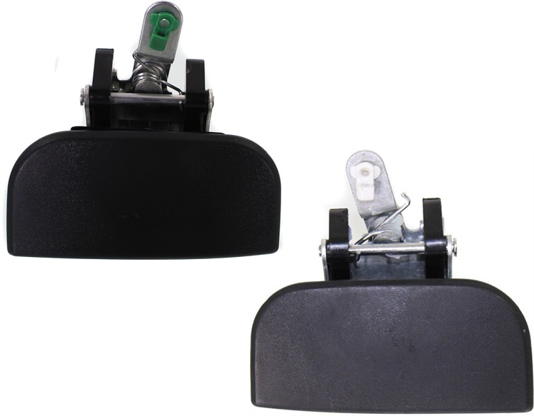 AM PATHFINDER 96-04 REAR EXTERIOR DOOR HANDLE RH AND LH Textured Black SKU SET REPN491325 Partslink NI1521104 NI1520104 OEM 826063W42A 826073W42A