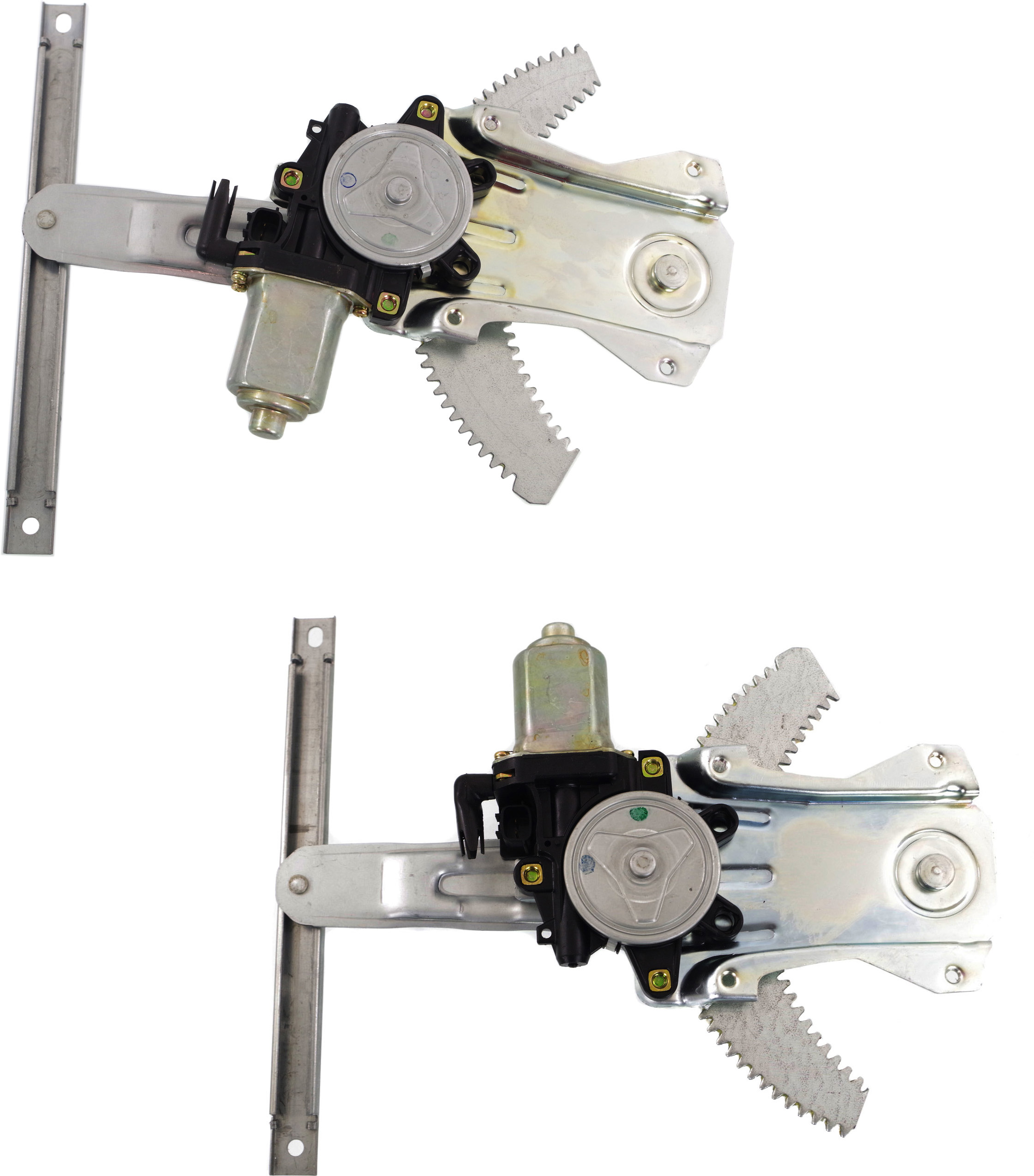 AM VERSA 07-11 REAR WINDOW REGULATOR RH and LH Power w Motor 2 Pins Hatchback 08-12 Sedan 07-11 SKU SET REPN491715 Partslink NI1550122 NI1551122 OEM 82720EE00B PFM 82721EE00B PFM