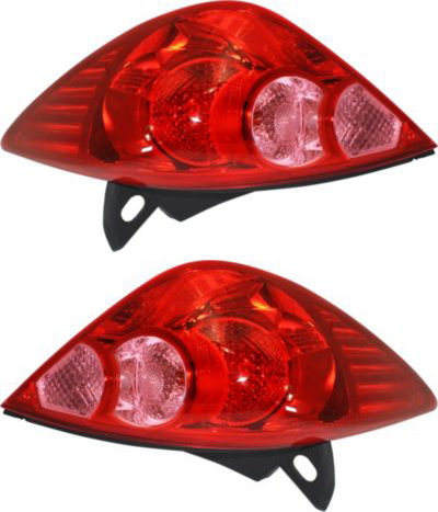 AM VERSA 07-12 TAIL LAMP RH AND LH Assembly Halogen Set of 2 CAPA SKU SET REPN730101Q Partslink NI2800181C NI2801181C OEM 26550EM30A 26555EM30A