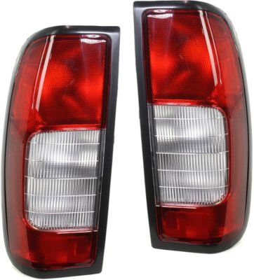 AM FRONTIER 00-00 TAIL LAMP RH AND LH Lens and Housing w Smoke Reverse Lens 2WD 2.4L Eng. To 9-99 SKU SET REPN730111 Partslink NI2819102 NI2818102 OEM 265543S525-265593S525