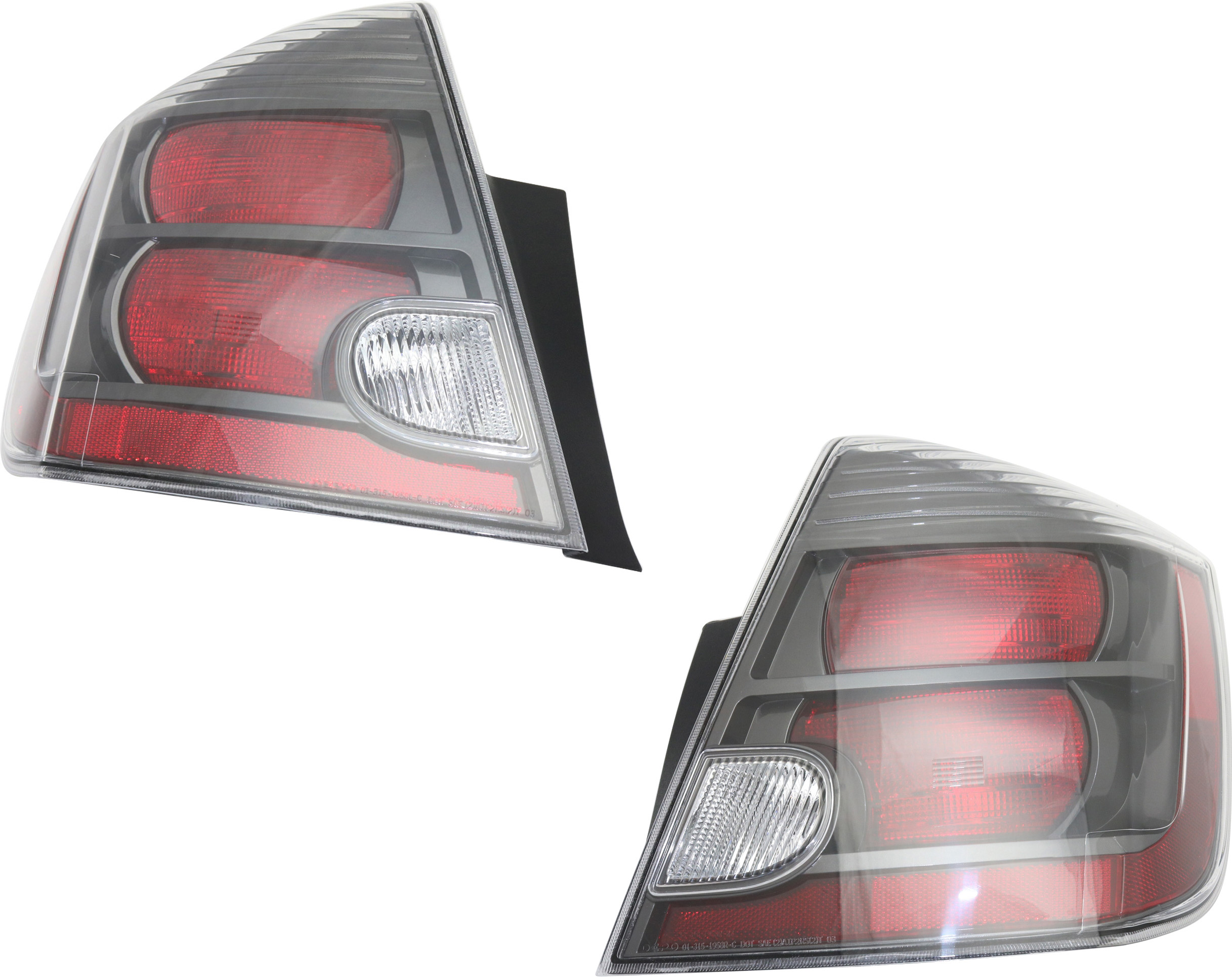 AM SENTRA 10-12 TAIL LAMP RH AND LH Assembly SR SE R SE R Spec V Models CAPA SKU SET REPN730139Q Partslink NI2801188C NI2800188C OEM 26550ZT50B 26555ZT50B