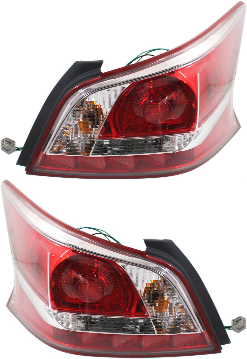 AM ALTIMA 13-13 TAIL LAMP RH AND LH Assembly Halogen Set of 2 CAPA SKU SET REPN730177Q Partslink NI2801195C NI2800195C OEM 265503TA0B 265553TA0B