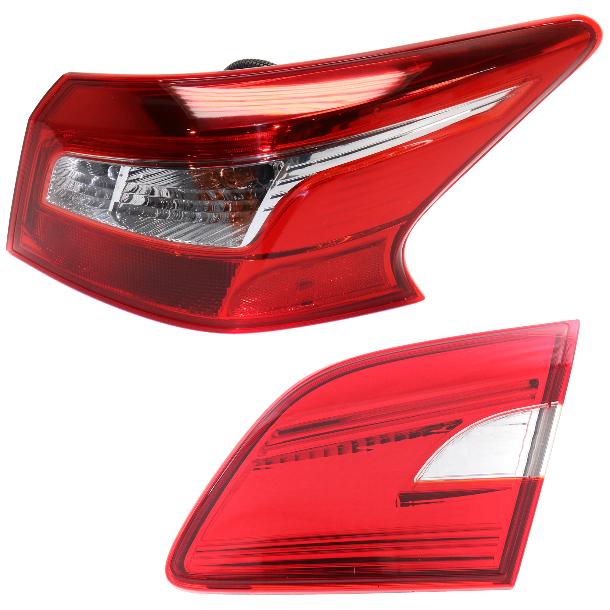 AM SENTRA 16-19 TAIL LAMP RH Inner and Outer Set of 2 Assembly Exc. Nismo Model SKU SET REPN730309 B Partslink NI2803111 NI2805108 OEM 265503YU0A 265503YU5A