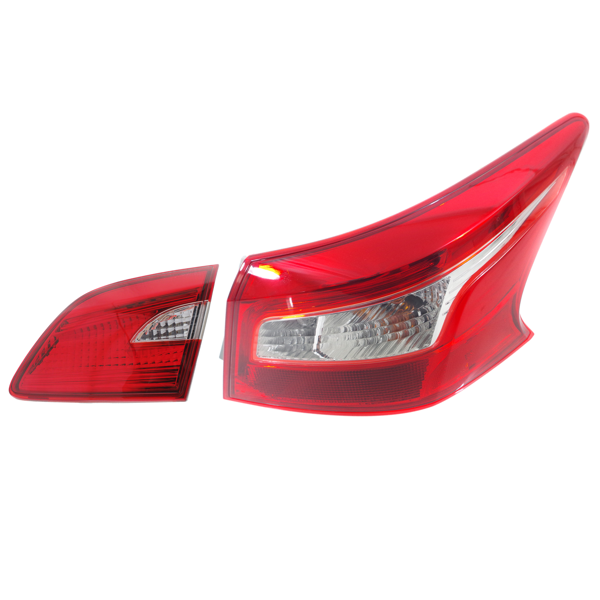 AM SENTRA 16-19 TAIL LAMP RH Inner and Outer Set of 2 Assembly Exc. Nismo Model CAPA SKU SET REPN730309Q B Partslink NI2803111C NI2805108C OEM 265503YU0A 265503YU5A
