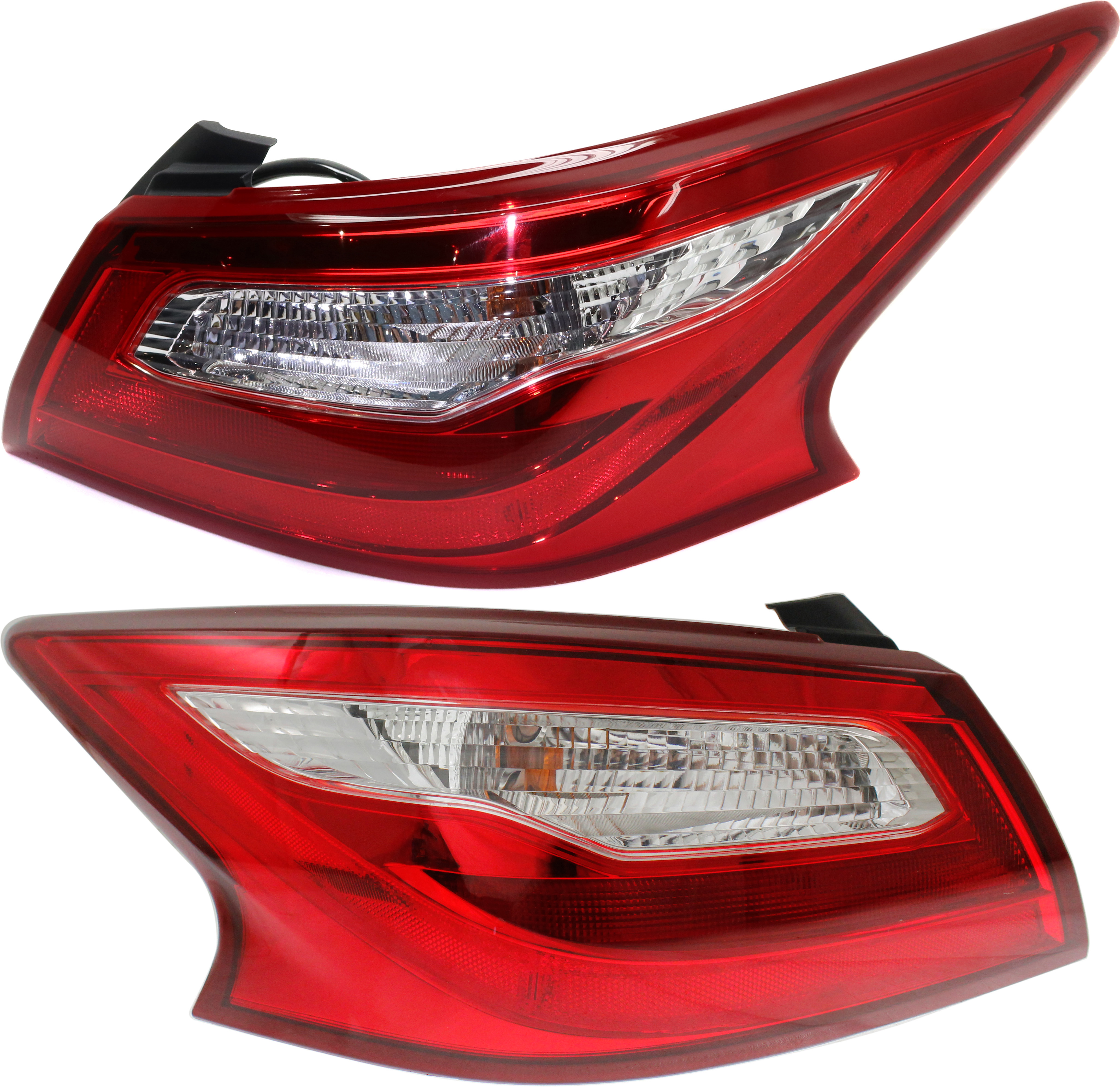 AM ALTIMA 16-17 TAIL LAMP RH AND LH Outer Assembly Base S SL SV Models 17-17 w o Smoke Lens CAPA SKU SET REPN730313Q Partslink NI2805106C NI2804106C OEM 265509HS0A 265559HS0A