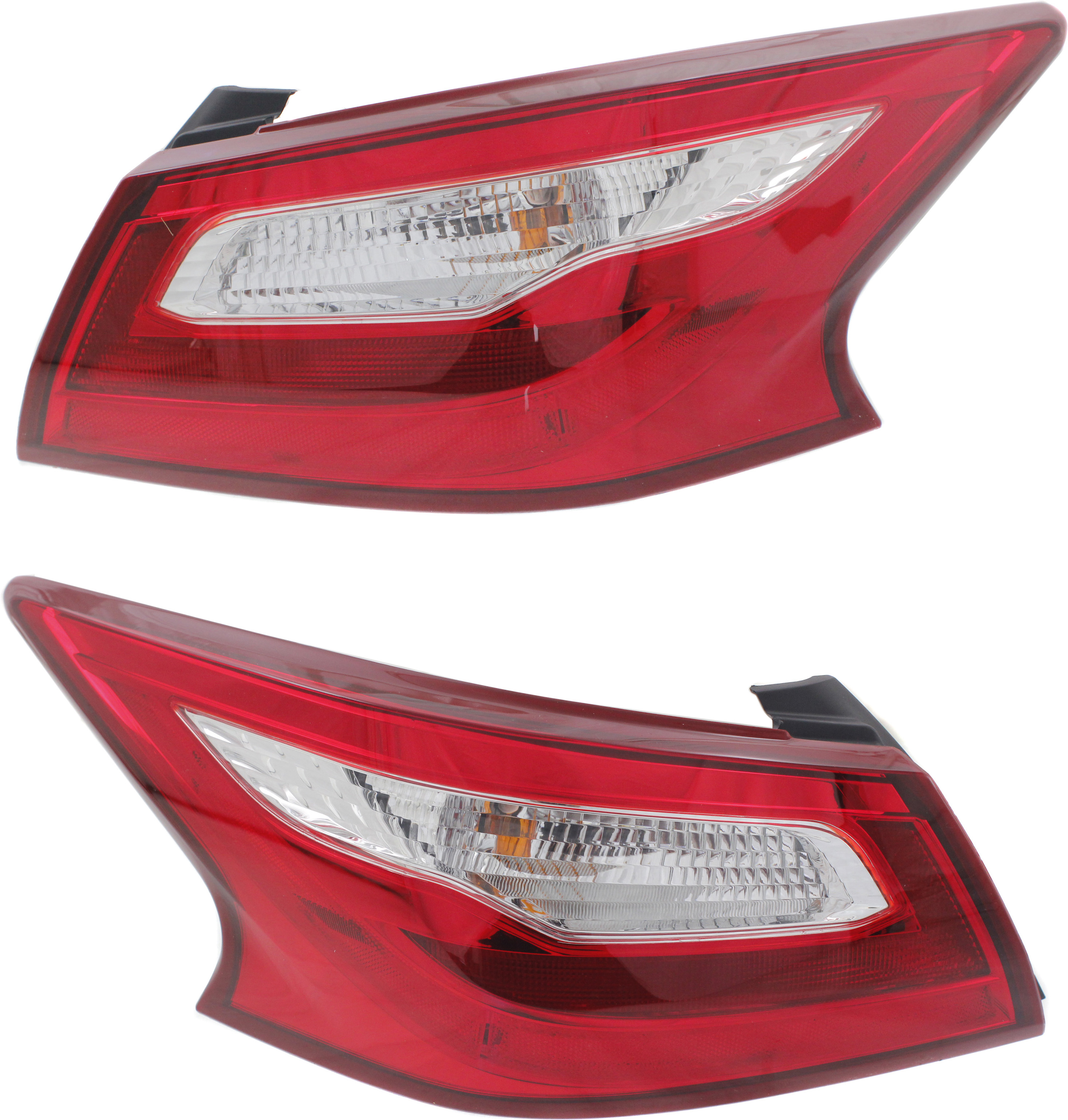 AM ALTIMA 16-17 TAIL LAMP RH AND LH Outer Assembly Base S SL SV Models 17-17 w o Smoke Lens SKU SET REPN730313 Partslink NI2805106 NI2804106 OEM 265509HS0A 265559HS0A