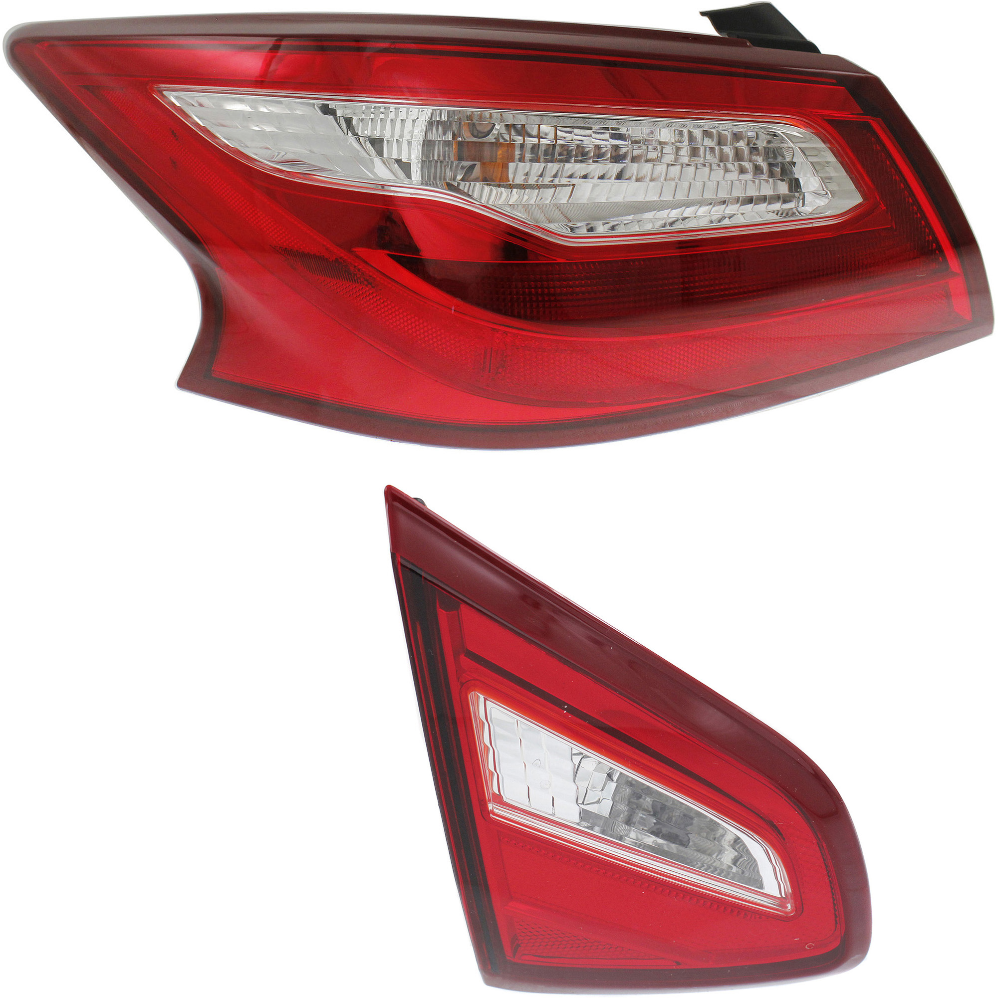 AM ALTIMA 16-17 TAIL LAMP LH Inner and Outer Halogen CAPA SKU SET REPN730314Q A Partslink NI2802110C NI2804106C OEM 265459HS0A 265559HS0A