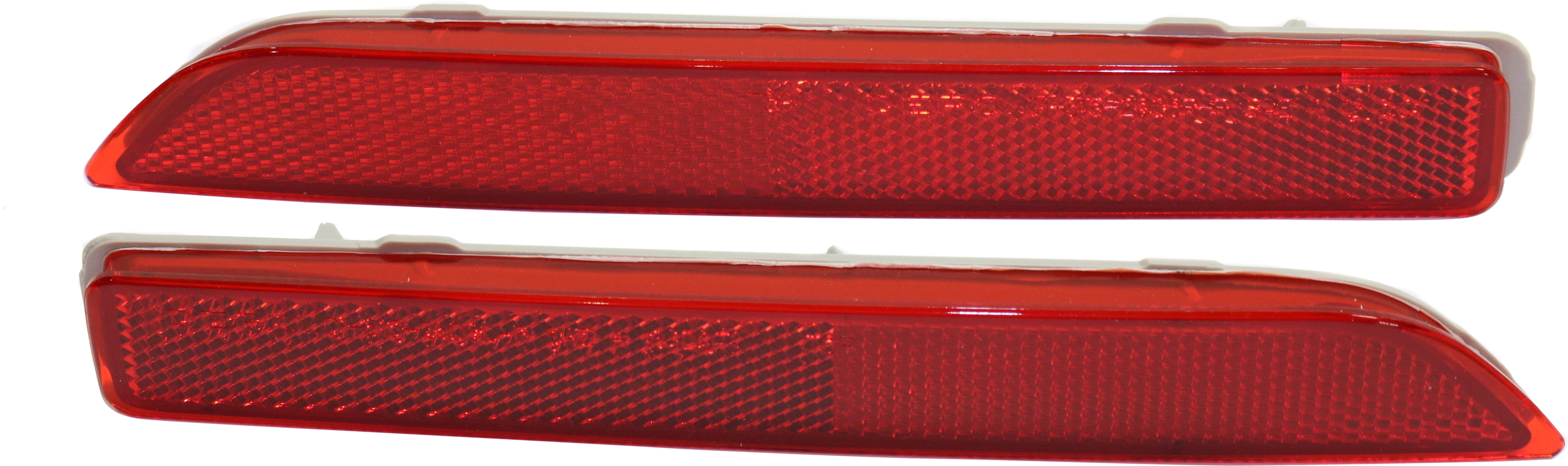 AM LEAF 18-24 MURANO 15-23 REAR BUMPER REFLECTOR RH AND LH CAPA SKU SET REPN734903Q Partslink NI1185103C NI1184103C OEM 265608990B 265658990B