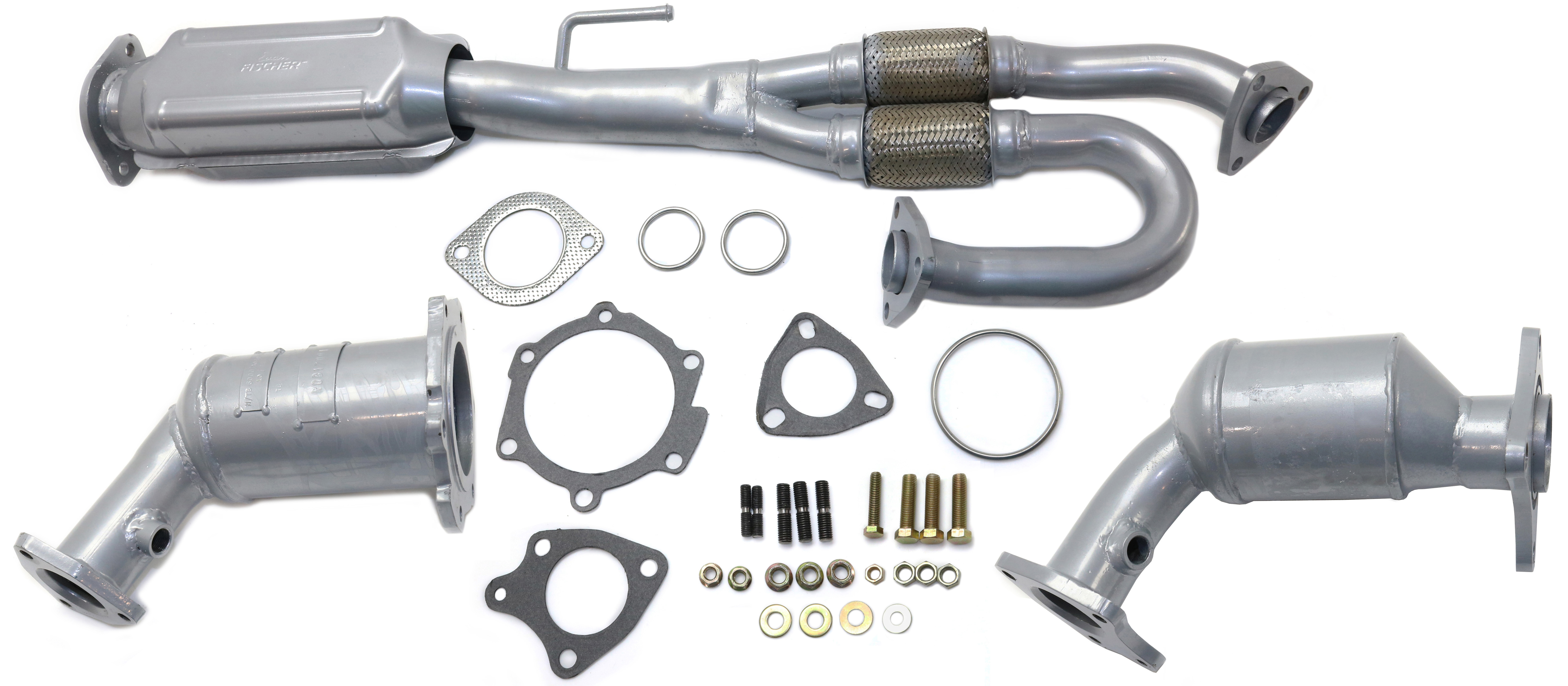 AM ALTIMA 02-06 MAXIMA 04-08 CATALYTIC CONVERTER Set of 3 Front and Rear 6 Cyl 3.5L Eng. SKU SET REPN960312-3