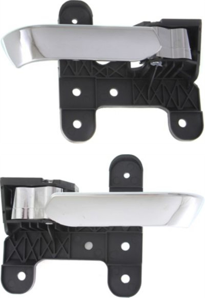 AM ARMADA TITAN 04-14 FRONT DOOR HANDLE RH AND LH Inside All Chrome Plastic =REAR SKU SET REPNS462159 OEM 80670ZC30A PFM 80671ZC30A PFM