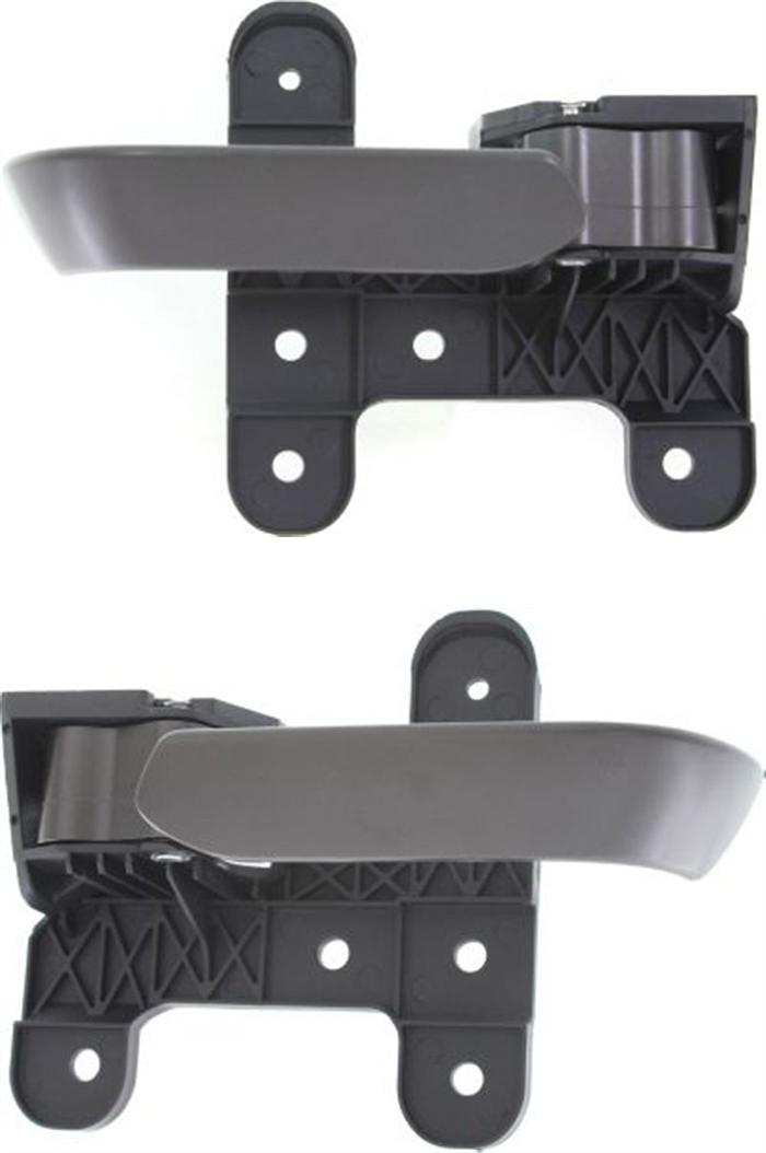 AM ARMADA TITAN 04-14 FRONT DOOR HANDLE RH AND LH Inside Painted Dark Gray Plastic =REAR SKU SET REPNS462161 OEM 80670ZC30A 80670ZW00A 80671ZC3