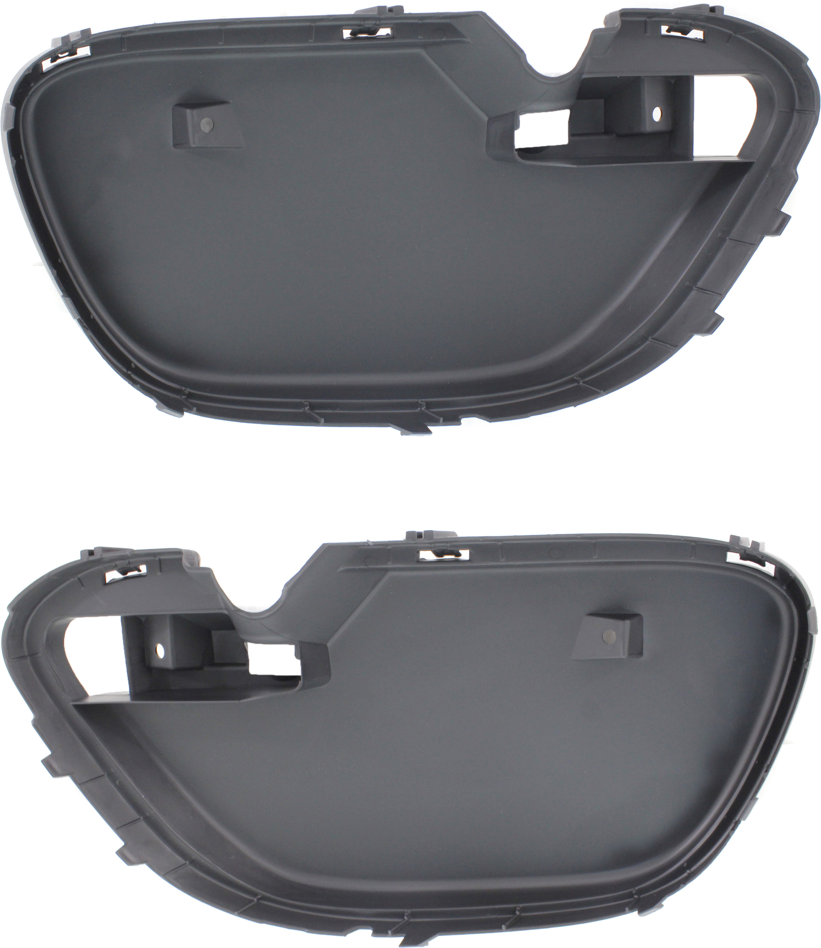 AM CAYENNE 13-14 FRONT BUMPER AIR INTAKE DUCT RH AND LH Textured GTS Model SKU SET REPP040503 Partslink PO1209102 PO1208102 OEM 958505334409B9-958505333409B9