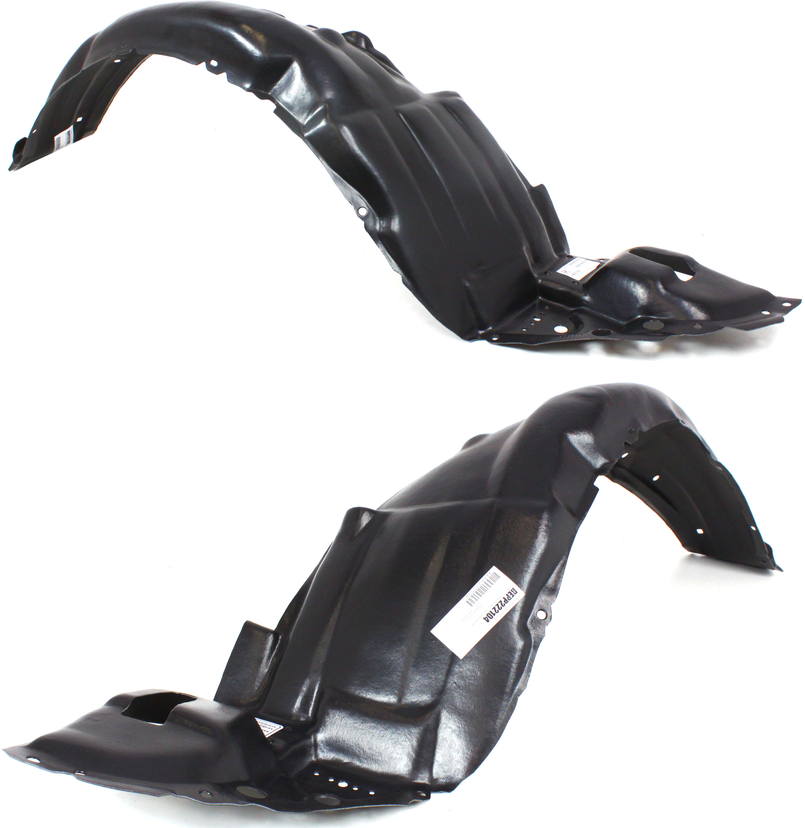 AM VIBE 09-10 FRONT FENDER LINER RH AND LH SKU SET REPP222103 Partslink GM1249210 GM1248210 OEM 19183910-19183911
