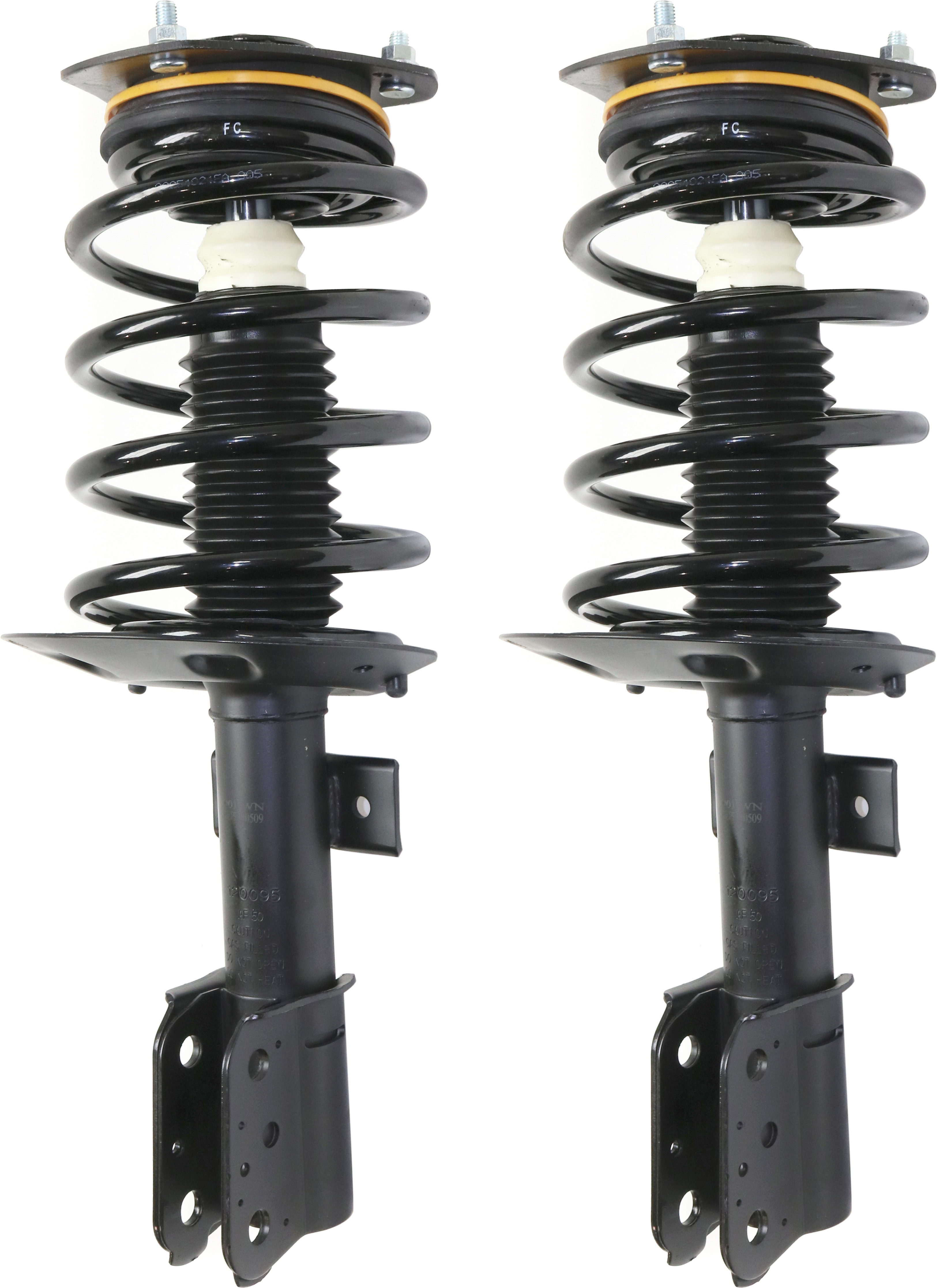 AM GRAND PRIX 04-08 FRONT FULLY LOADED STRUT RH AND LH Gas Charged Twin tube Set of 2 SKU SET REPP280509-2 OEM 88955411-88955410
