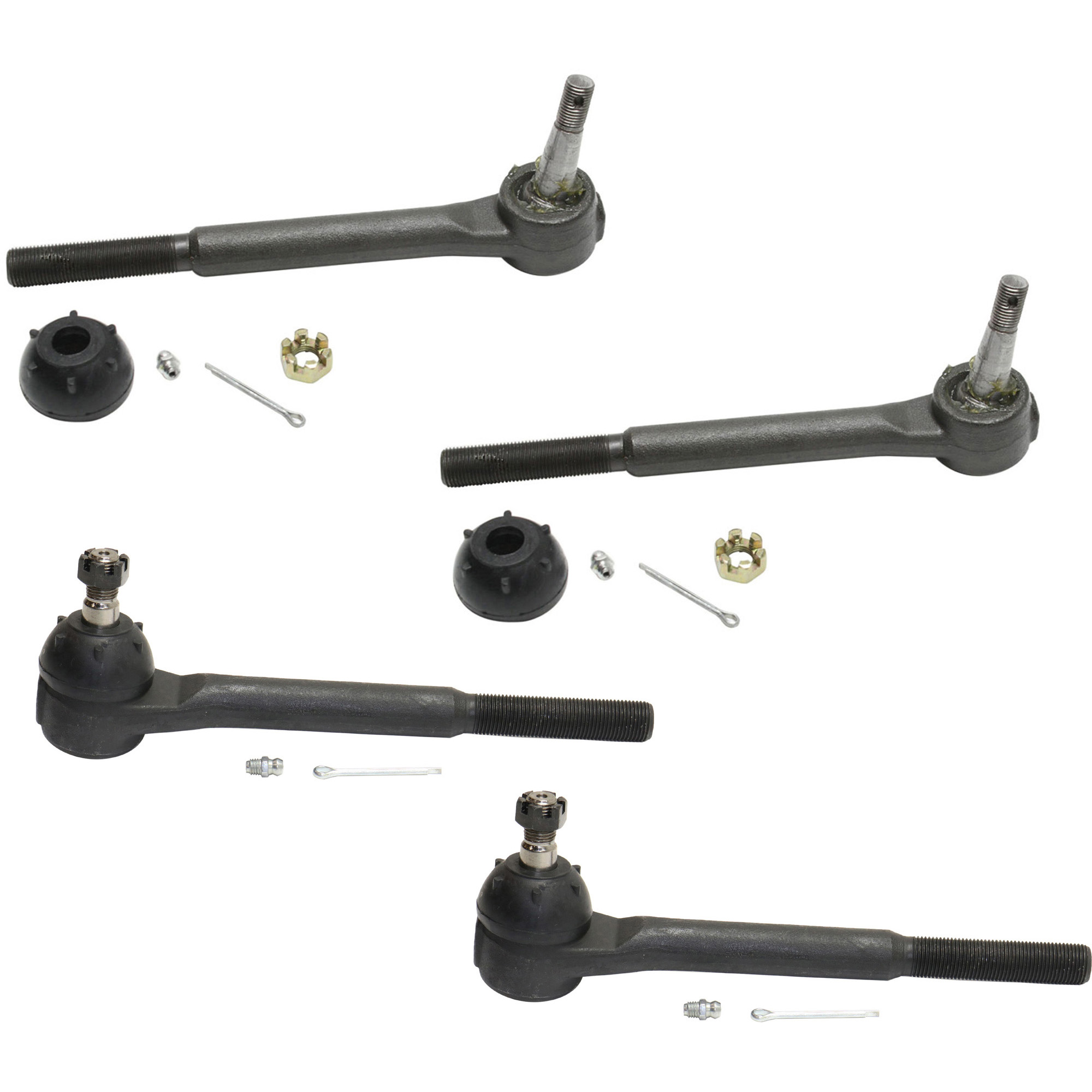 AM CAMARO FIREBIRD 82-92 FRONT TIE ROD END RH AND LH Inner and Outer SKU SET REPP282103-4 OEM 7837598-7837614