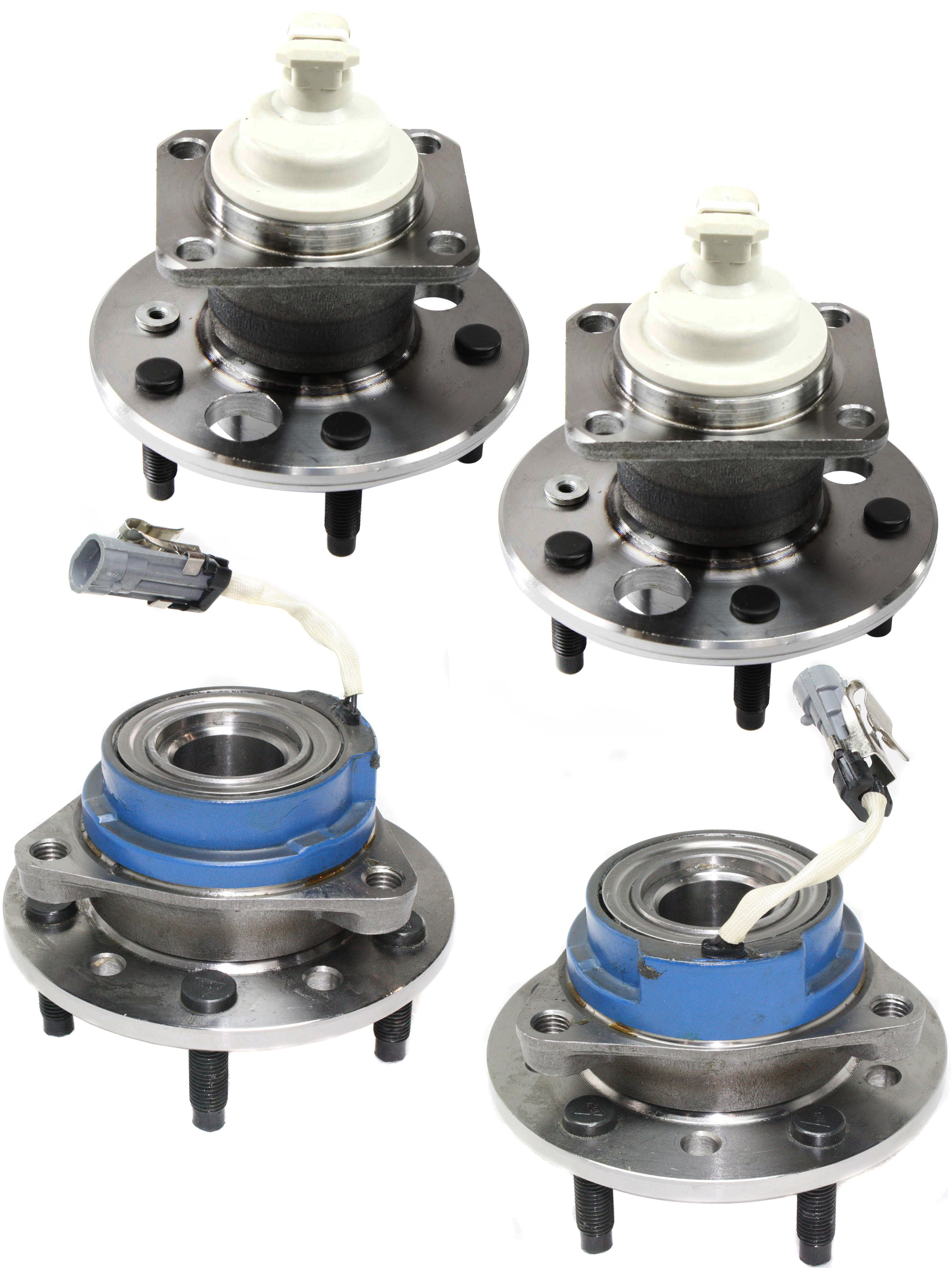 AM CUTLASS 98-99 FRONT AND REAR HUB ASSEMBLY RH AND LH SKU SET REPP283701-4 A OEM 12429202-88957259-88964177