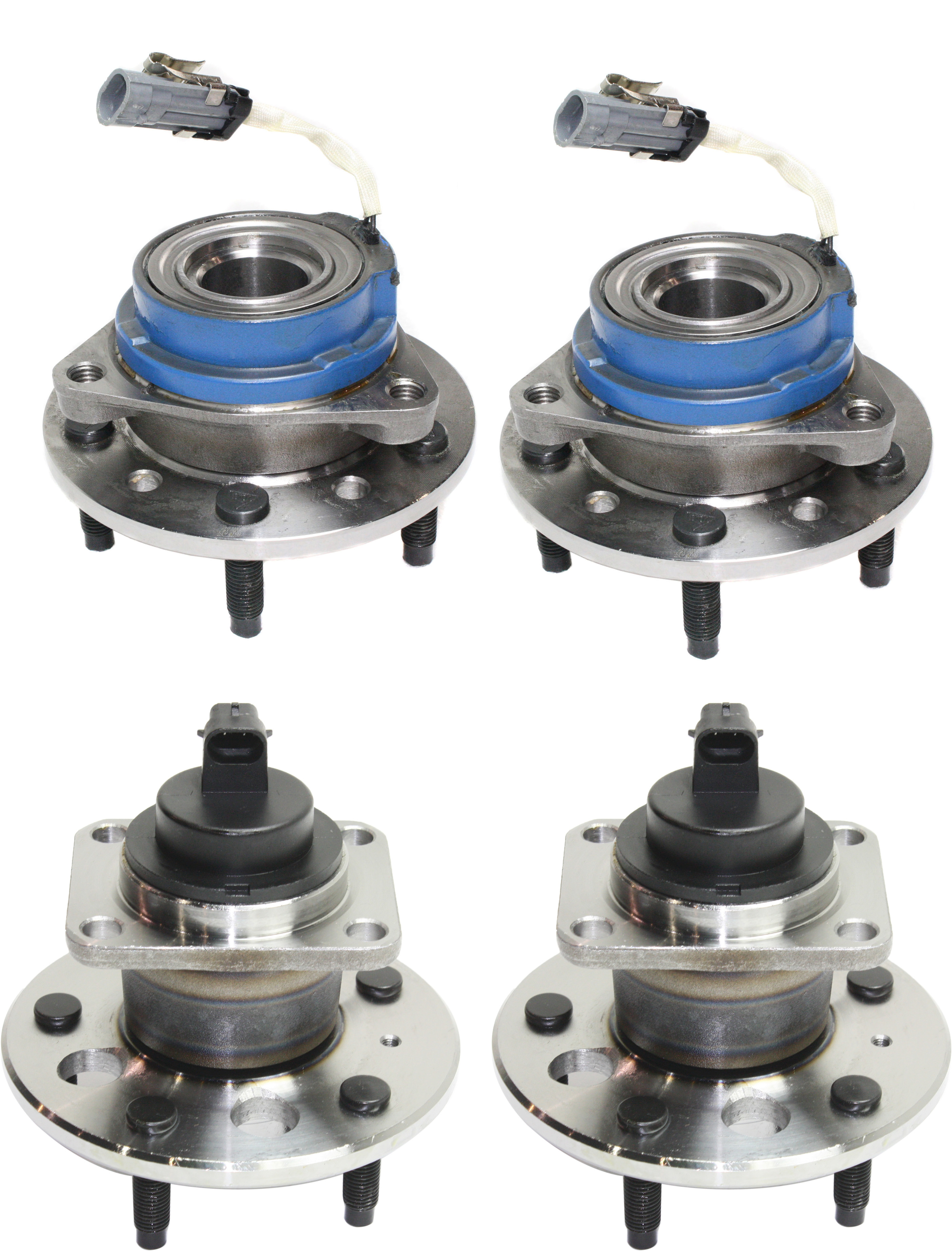 AM ALERO 99-04 CLASSIC 04-05 GRAND AM 99-05 FRONT AND REAR HUB ASSEMBLY RH AND LH SKU SET REPP283701-4 OEM 12429202-88957259-9102110