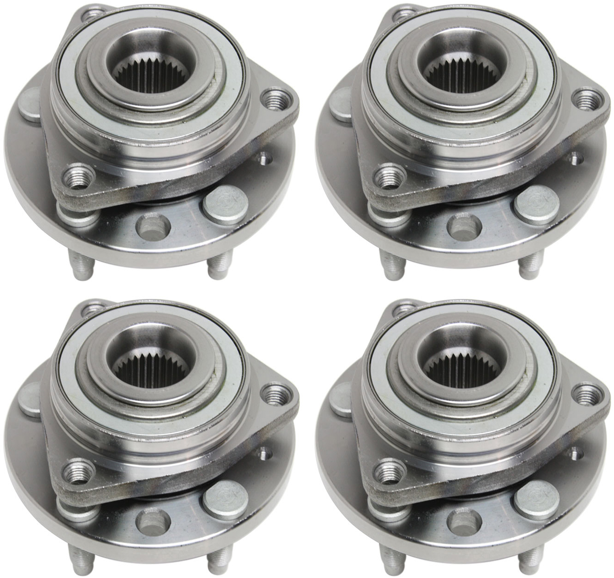 AM SOLSTICE 06-08 FRONT AND REAR HUB ASSEMBLY RH AND LH Non ABS SKU SET REPP283705-4 OEM 10345967