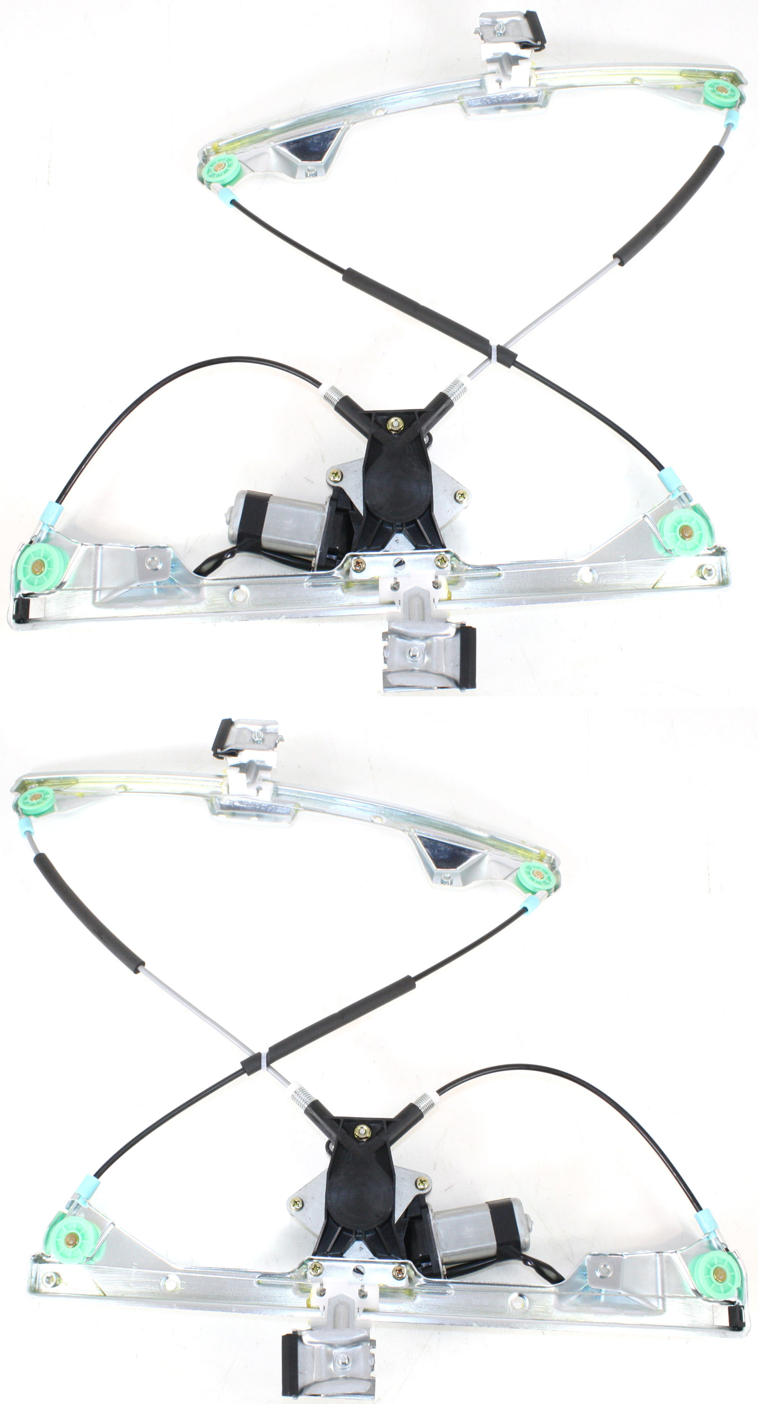 AM GRAND PRIX 04-08 FRONT WINDOW REGULATOR RH AND LH Power w Motor SKU SET REPP462909 Partslink GM1351152 GM1350152 OEM 15934640-15934641