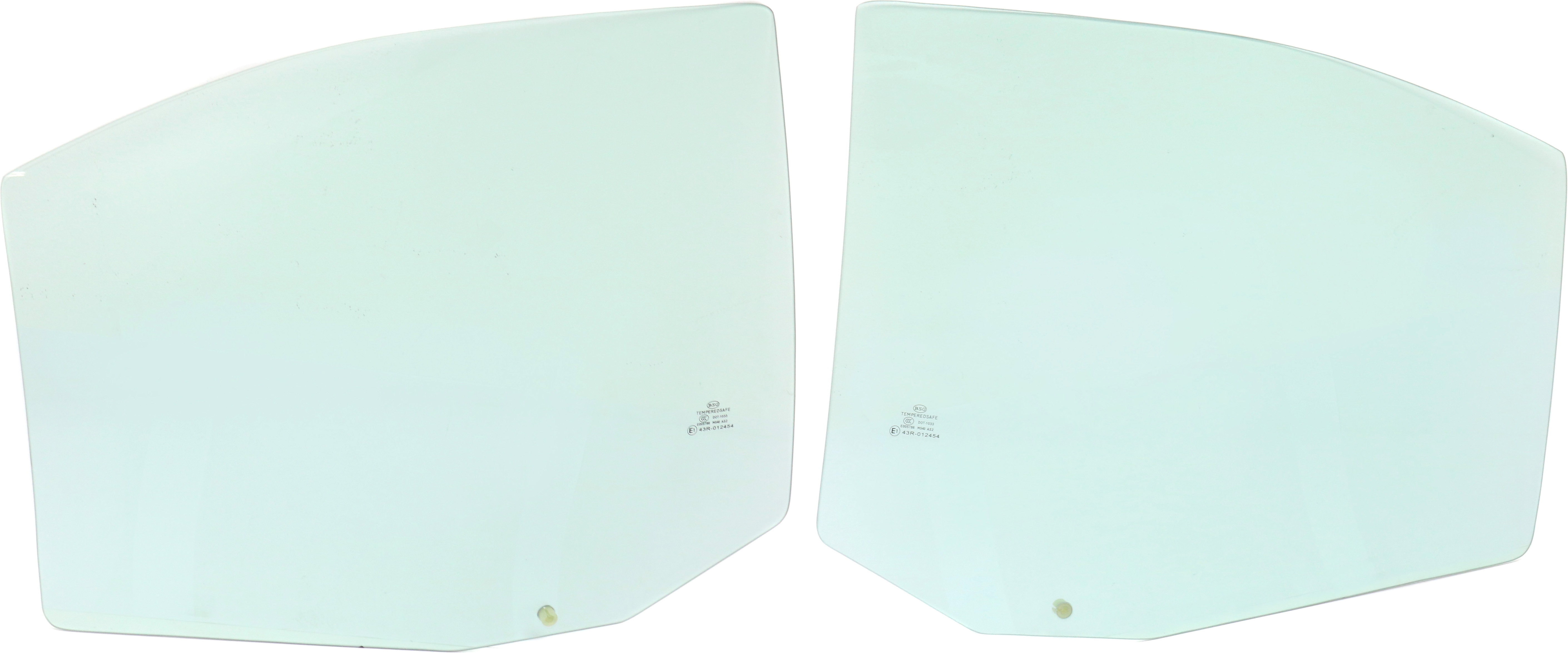 AM PONTIAC G6-05-10 REAR DOOR GLASS RH AND LH Green Tint SKU SET REPP481301 OEM 15231950 DD10856GTYN 15231951