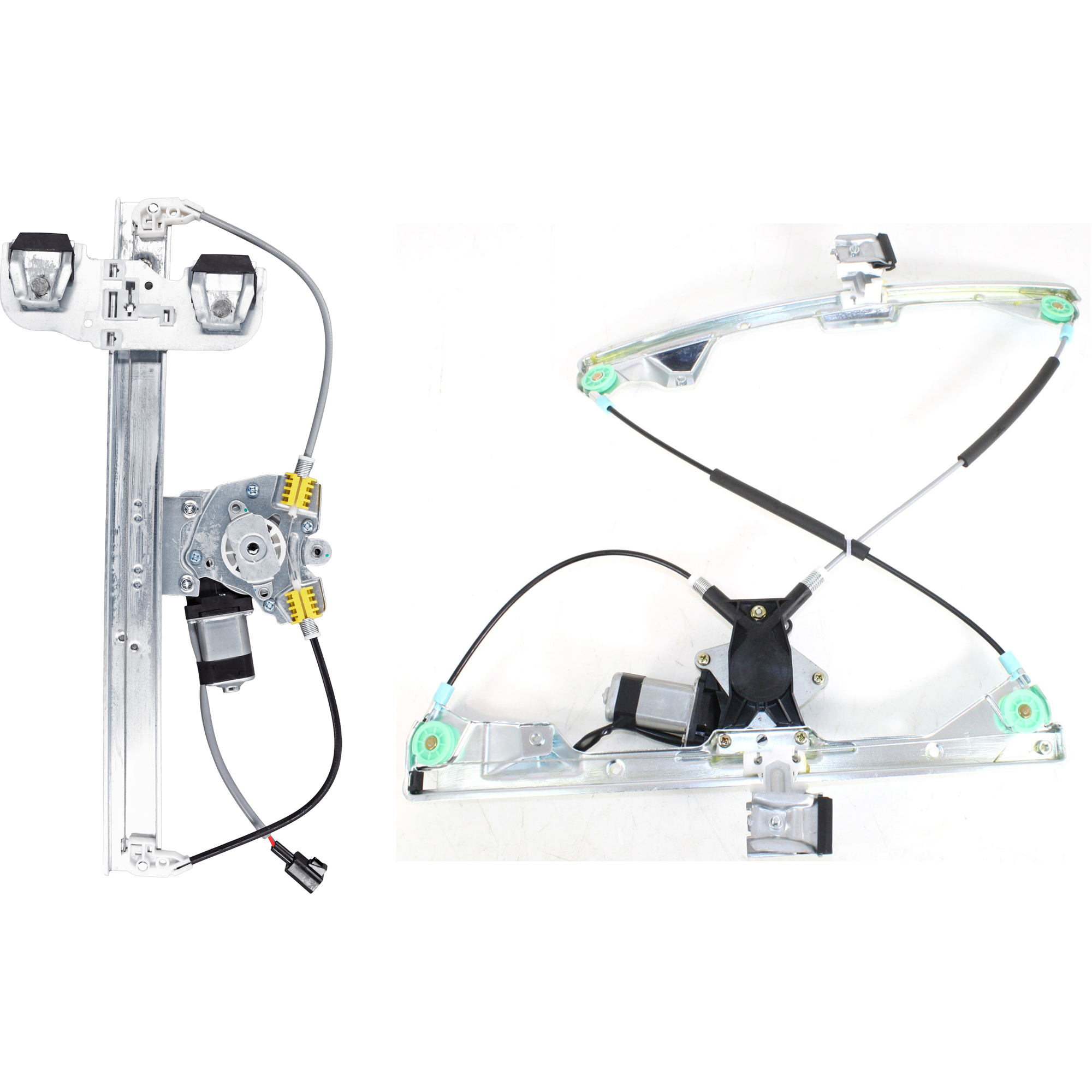 AM GRAND PRIX 04-08 FRONT AND REAR WINDOW REGULATOR RH Power w Motor SKU SET REPP491703 A Partslink GM1351152 GM1551135 OEM 15869654-15934640