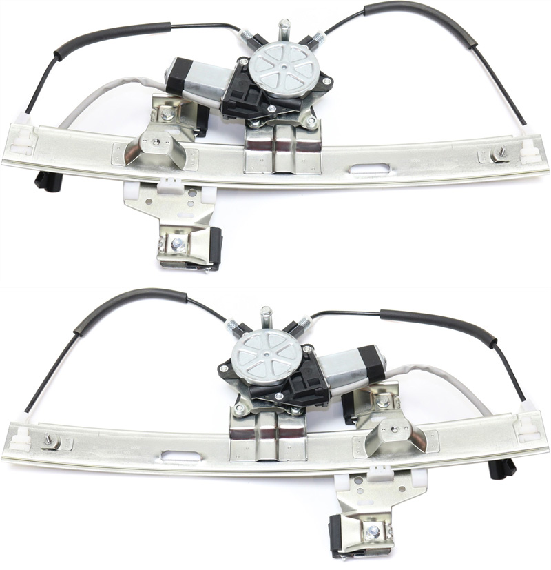 AM GRAND PRIX 04-08 REAR WINDOW REGULATOR RH AND LH Power w Motor SKU SET REPP491703 Partslink GM1551135 GM1550135 OEM 15869654-15869655