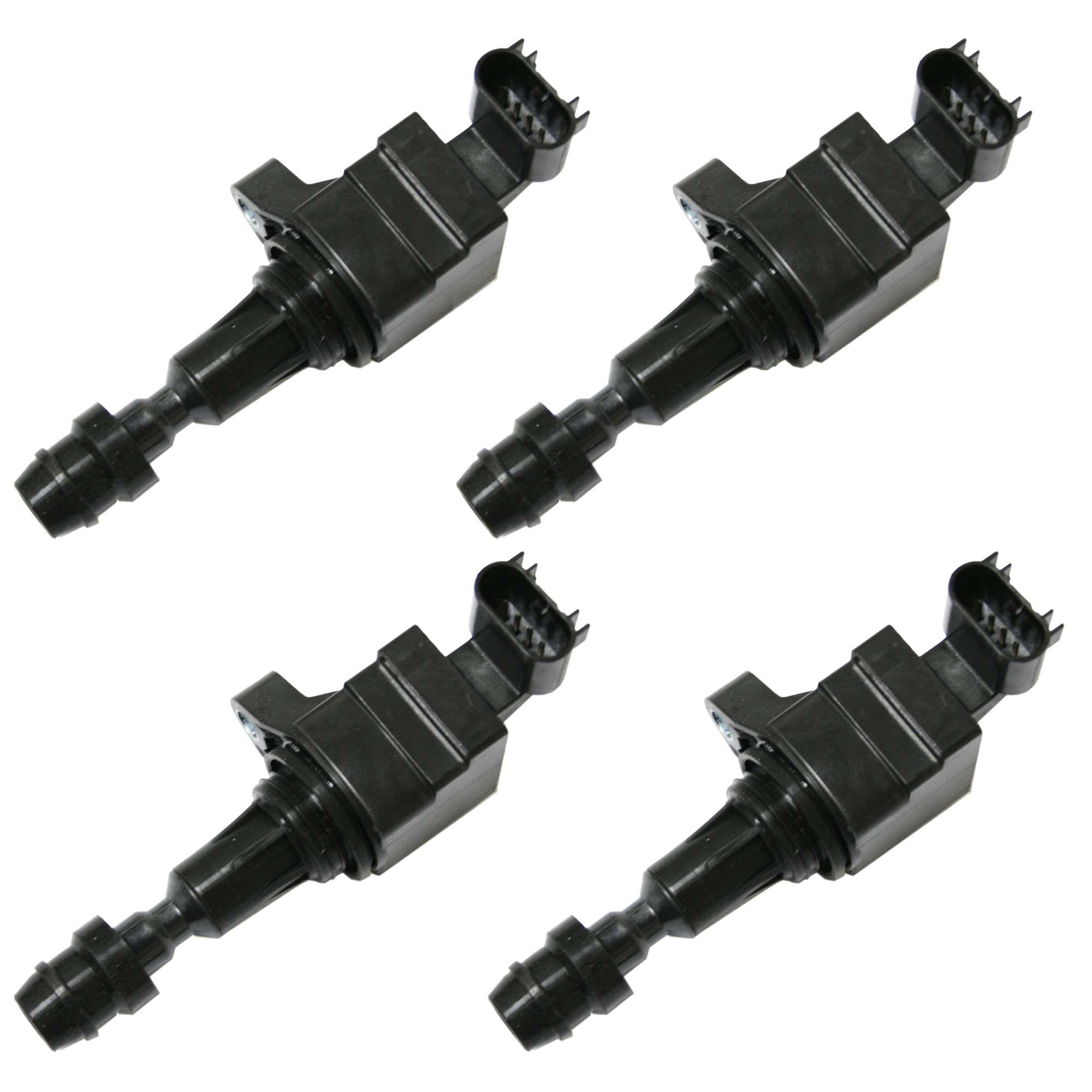 AM EQUINOX 17-17 IGNITION COIL Set of 4-12 Volts Post Type 4 Prong Male Terminal Coil Pack Style SKU SET REPP504604-4