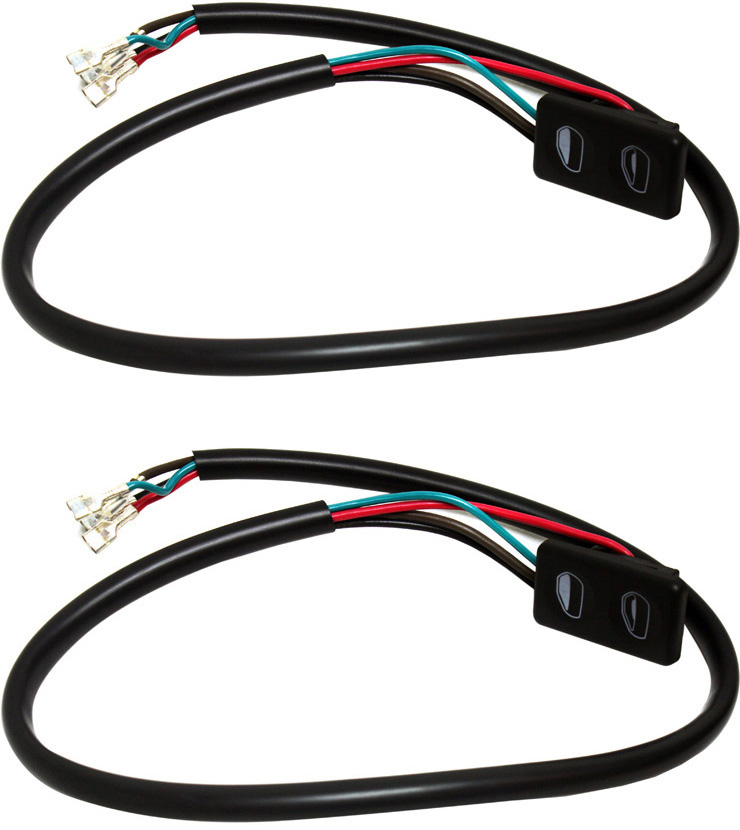 AM PORSCHE 928-78-89 FRONT WINDOW SWITCH RH AND LH SKU SET REPP505207-2 OEM 92861312305 URO004331
