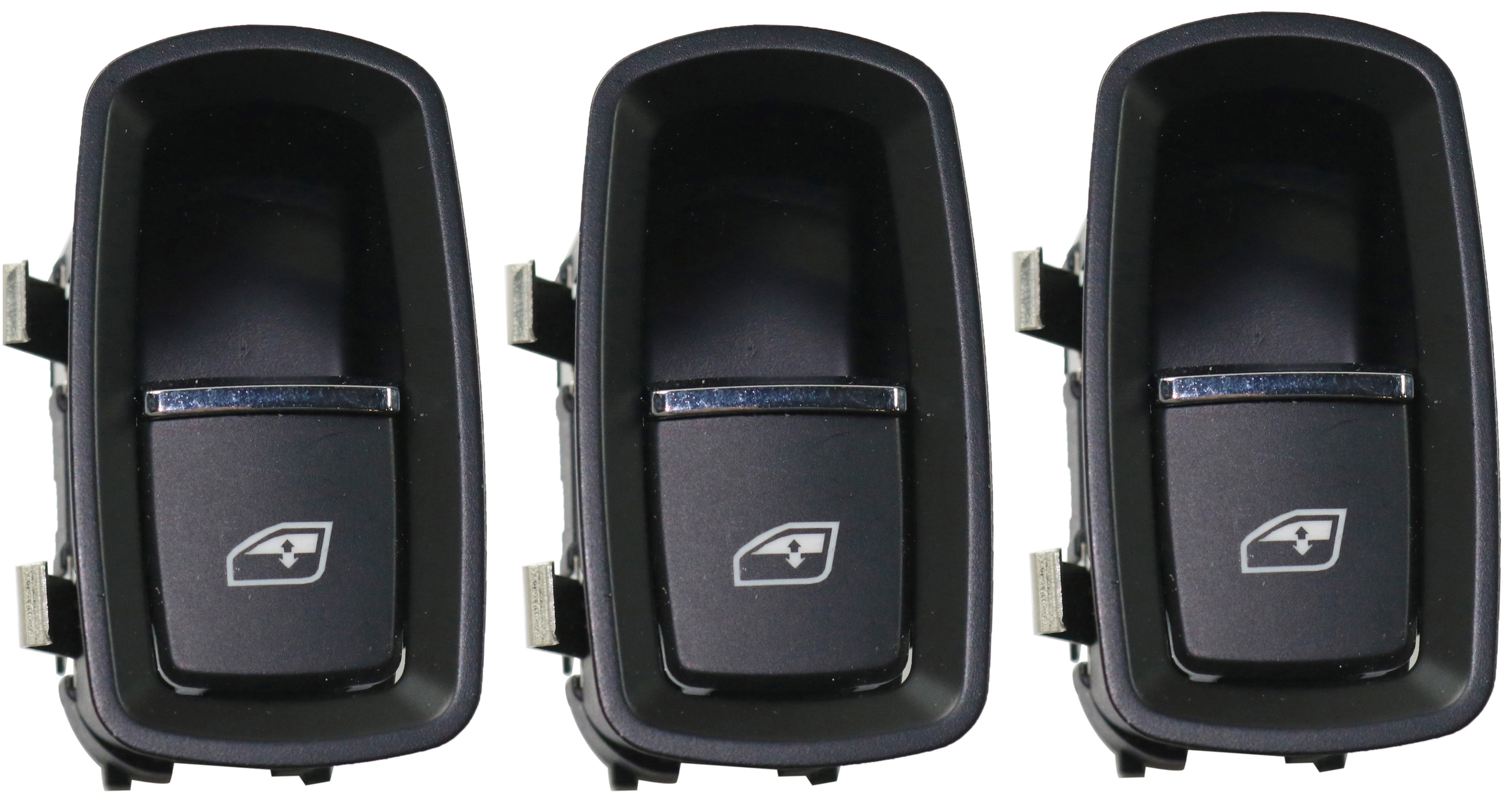AM PANAMERA 11-16 CAYENNE 11-19 FRONT AND REAR WINDOW SWITCH RH=LH Set of 3 SKU SET REPP505215-3 OEM 7PP959855CDML