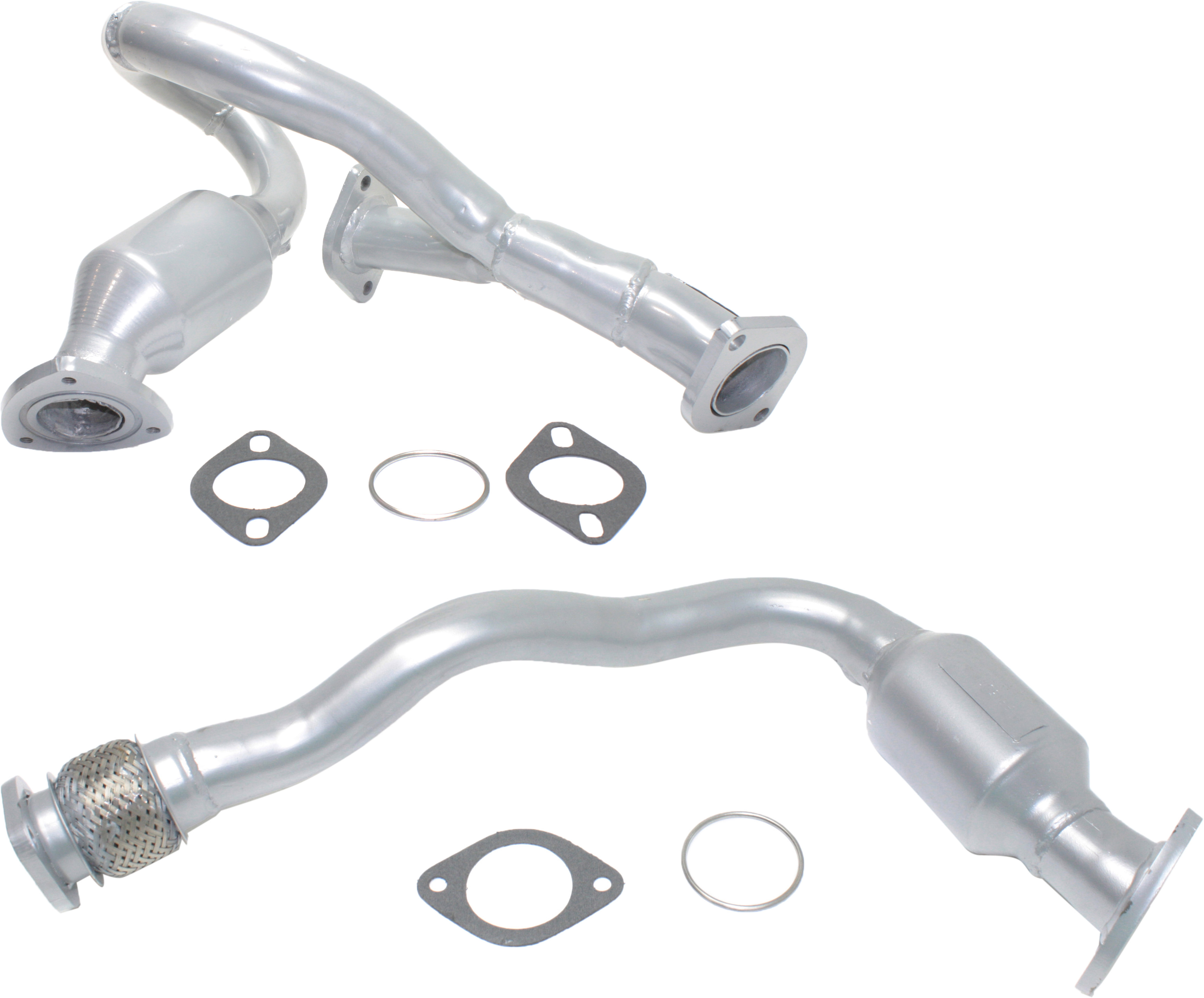 AM AURA G6-07-09 MALIBU 08-12 CATALYTIC CONVERTER Set of 2 Firewall and Radiator Side SKU SET REPP960303