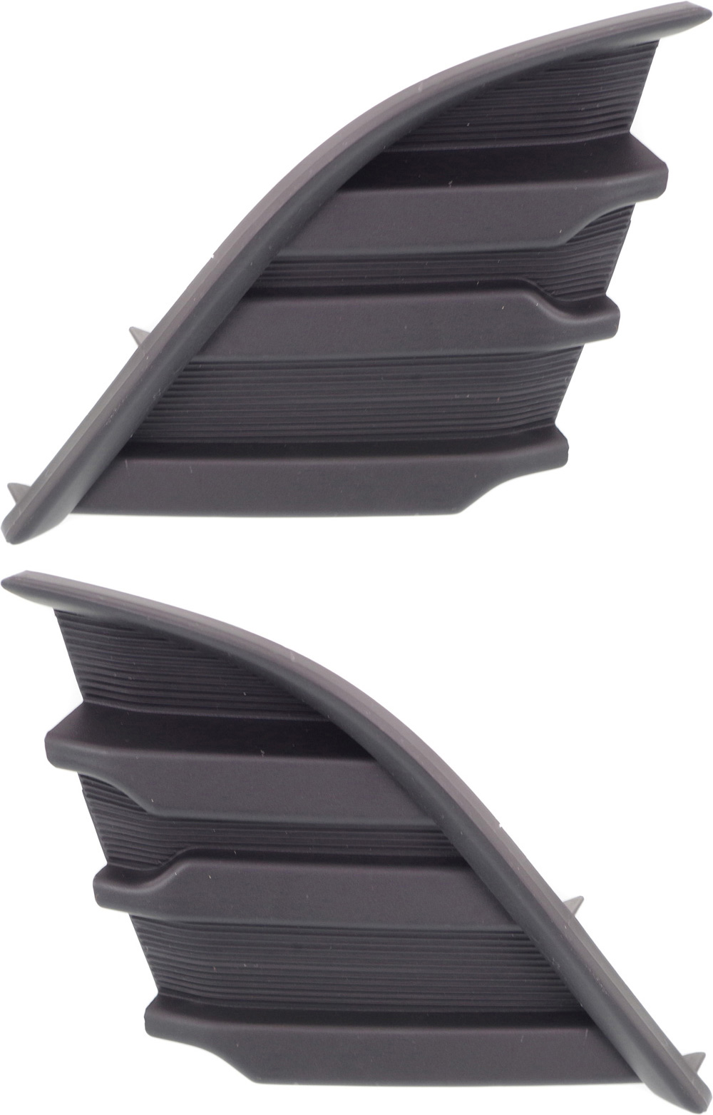 AM TC 14-16 FRONT BUMPER GRILLE RH AND LH Bumper Hole Cover Textured Black SKU SET REPS018905 Partslink SC1039103 SC1038103 OEM 5212721080-5212821080