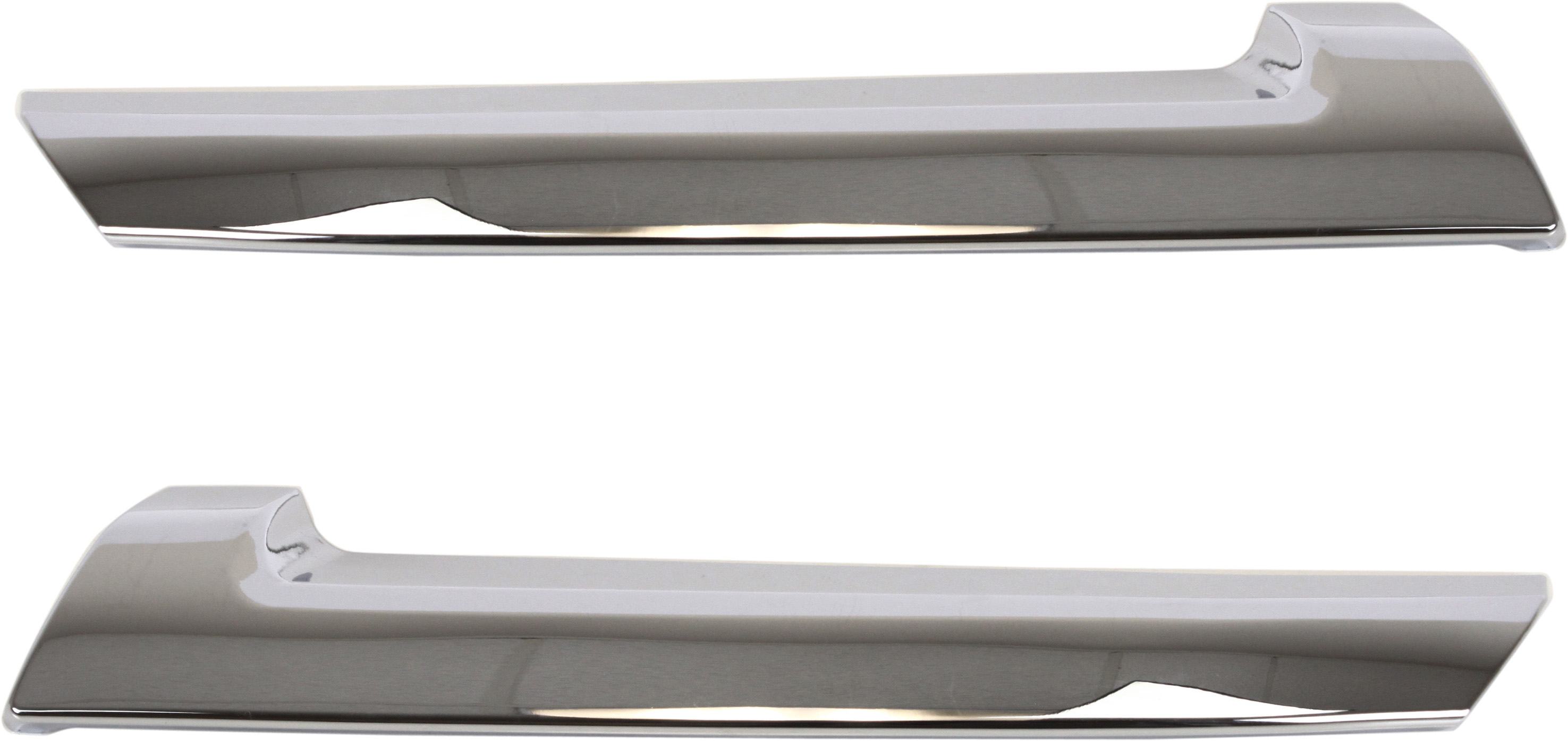 AM IMPREZA 12-14 GRILLE MOLDING RH AND LH Set of 2 Adhesive All Chrome Exc. WRX Models Sedan Wagon SKU SET REPS071101C Partslink SU1213100 SU1212100 OEM 91123FJ020-91123FJ030