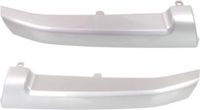 AM IMPREZA 12-14 GRILLE MOLDING RH and LH Adhesive Painted Silver Sedan Wagon Exc. WRX Model SKU SET REPS071101 Partslink SU1213101 SU1212101 OEM 91123FJ000-91123FJ010