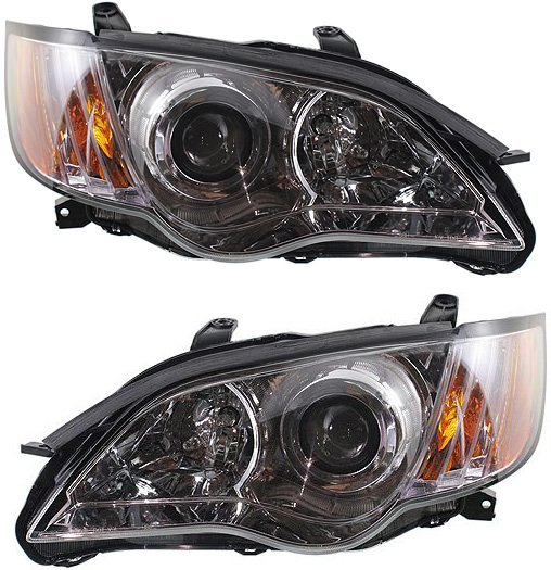 AM LEGACY 08-09 HEAD LAMP RH AND LH Assembly Halogen SKU SET REPS100103 Partslink SU2502130 SU2503130 OEM 84001AG51B 84001AG50B