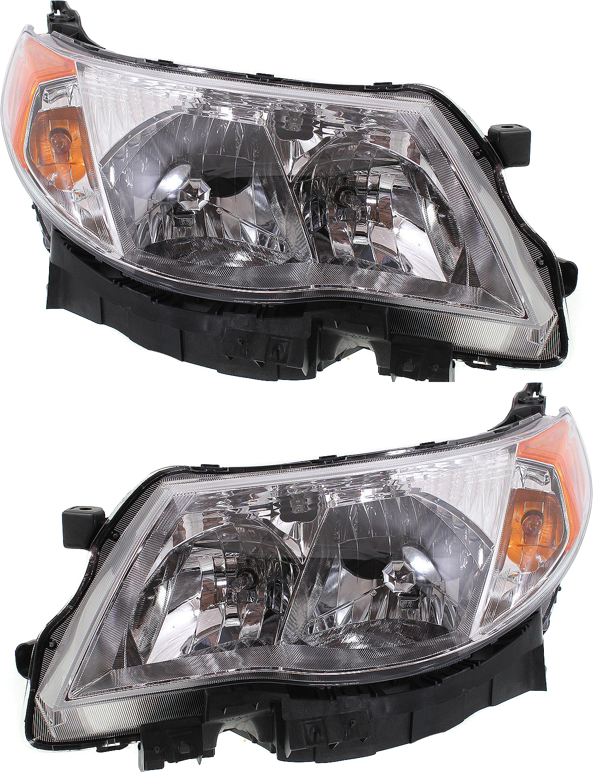 AM FORESTER 09-13 HEAD LAMP RH AND LH Assembly Halogen CAPA SKU SET REPS100115Q Partslink SU2502132C SU2503132C OEM 84001SC071-84001SC061