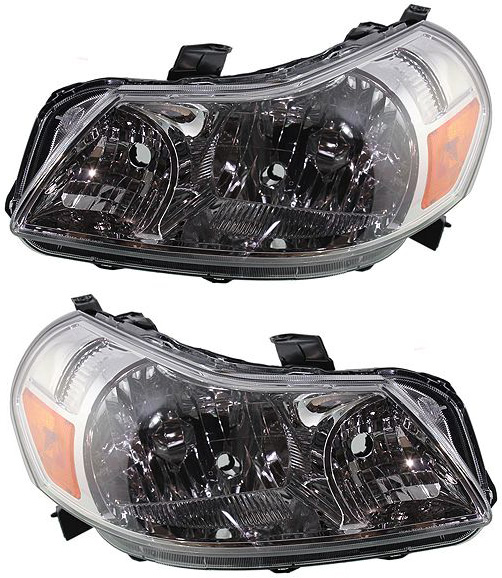 AM SX4-07-13 HEAD LAMP RH AND LH Lens and Housing SKU SET REPS100119 Partslink SZ2518106 SZ2519106 OEM 3532080J20-3512080J20