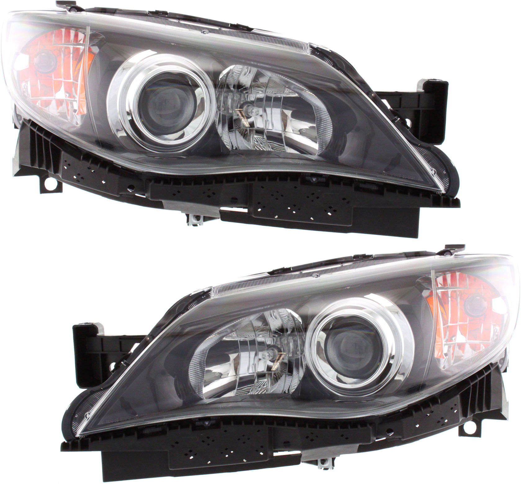 AM IMPREZA 08-11 HEAD LAMP RH AND LH Assembly Halogen Exc. 08-09-2.5 GT Sport Outback Sport Models SKU SET REPS100131 Partslink SU2503125 SU2502125 OEM 84001FG241-84001FG251