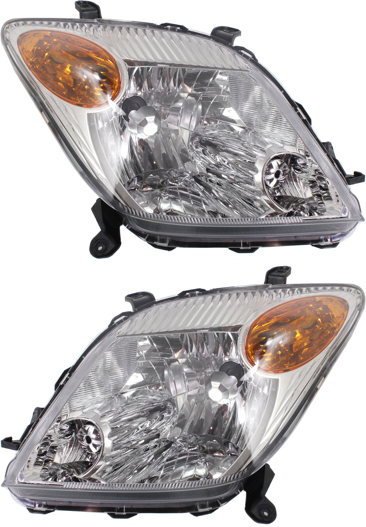 AM XA 06-06 HEAD LAMP RH AND LH Lens and Housing SKU SET REPS100143 Partslink SC2519105 SC2518105 OEM 8113052651-8117052641
