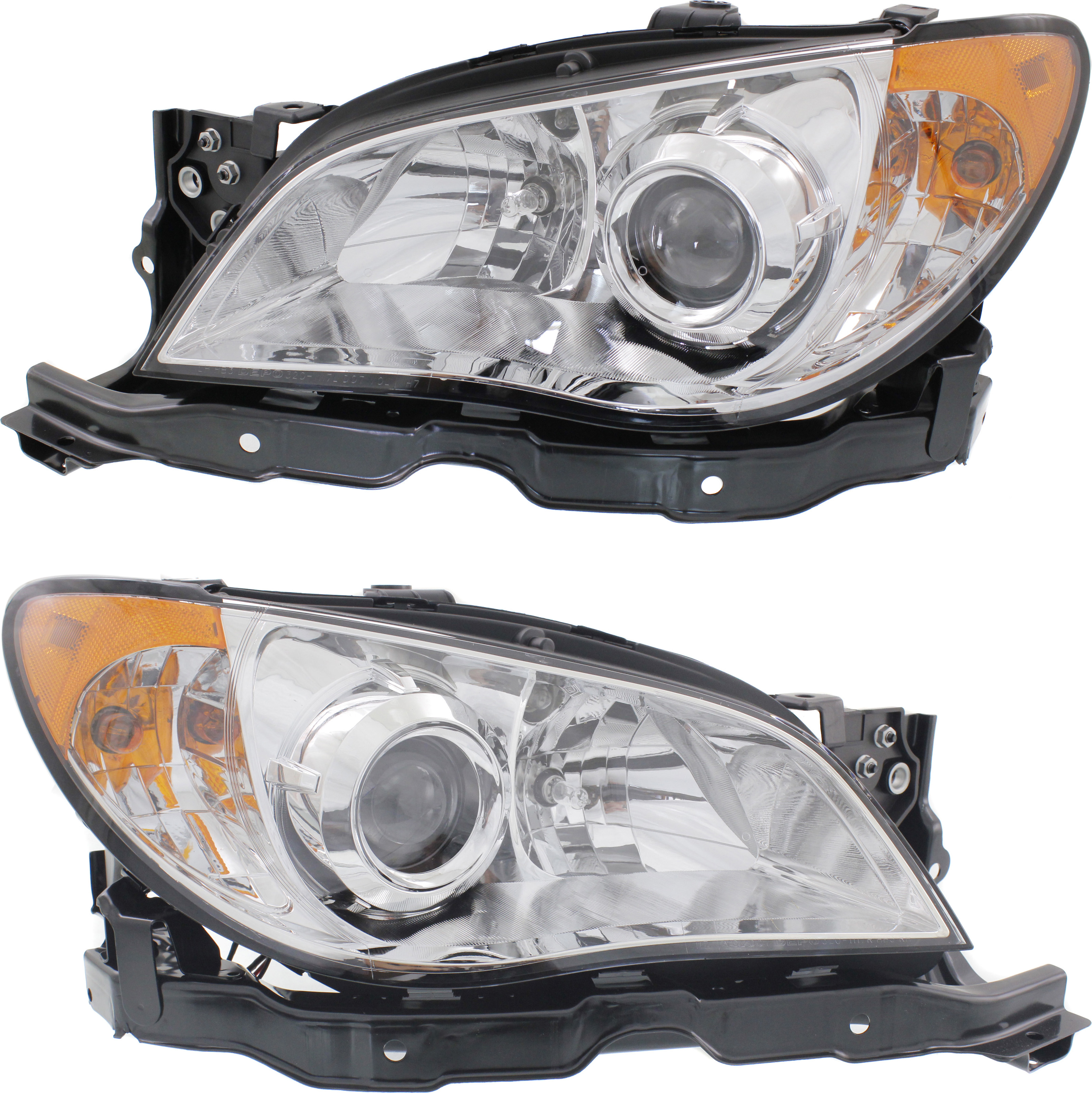 AM IMPREZA 07-07 HEAD LAMP RH AND LH Assembly Halogen SKU SET REPS100193 Partslink SU2503137 SU2502137 OEM 84001FE920-84001FE930