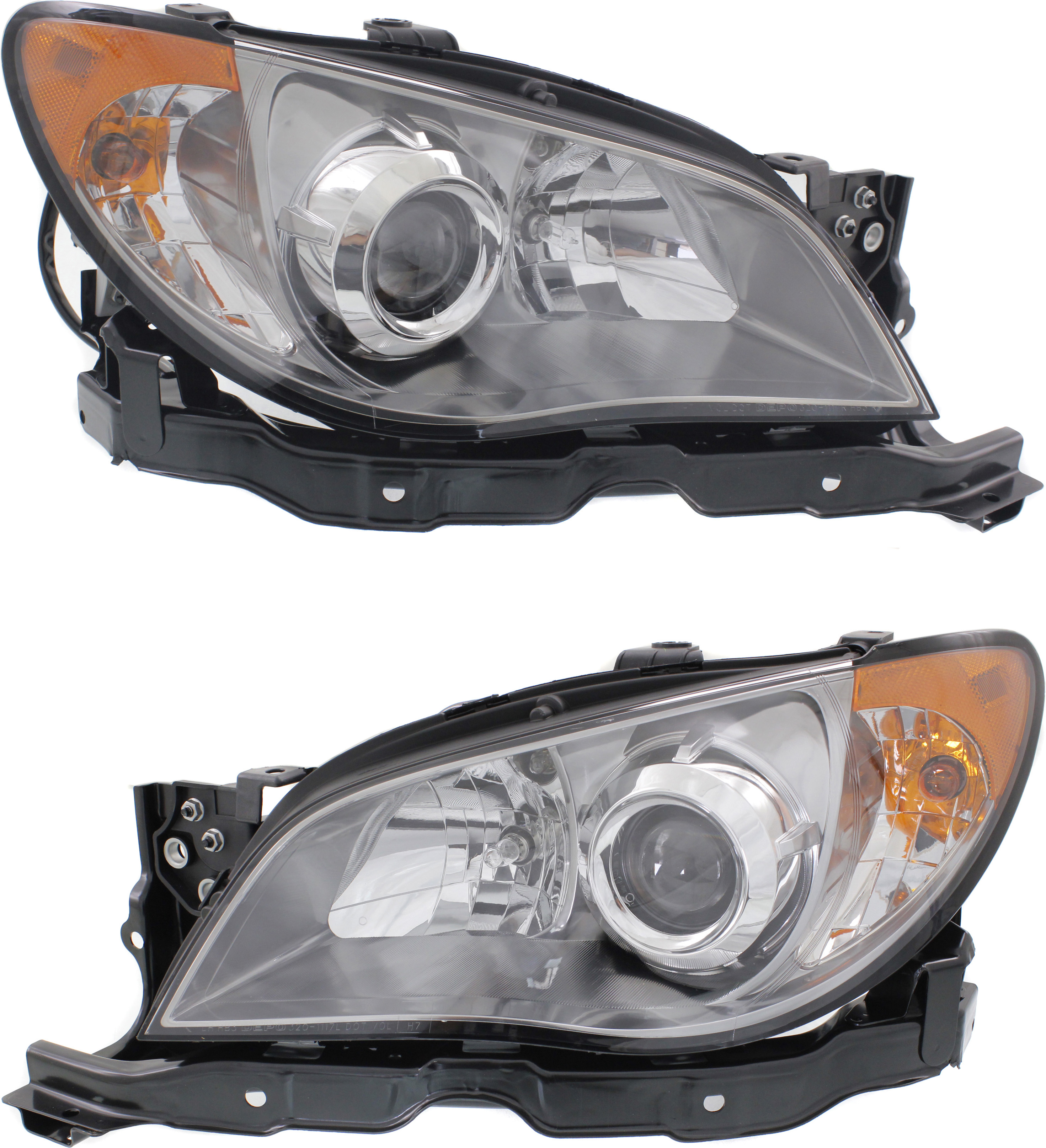 AM IMPREZA 06-06 HEAD LAMP RH AND LH Assembly Halogen CAPA SKU SET REPS100195Q Partslink SU2502131C SU2503131C OEM 84001FE680-84001FE690