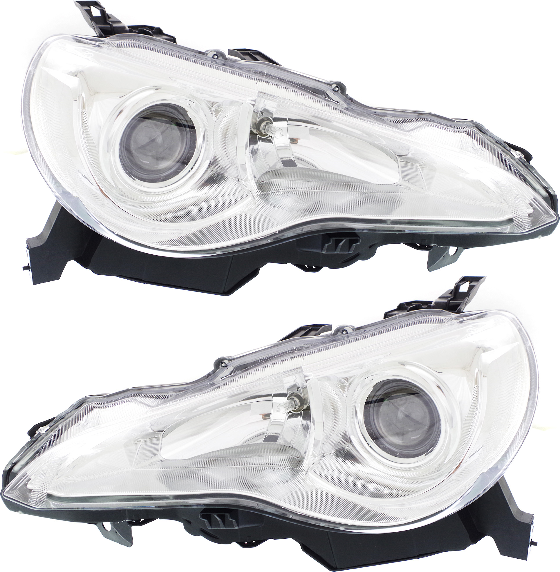 AM FR S 13-16 HEAD LAMP RH AND LH Assembly Halogen CAPA SKU SET REPS100307Q Partslink SC2503104C SC2502104C OEM SU00305139 SU00305140