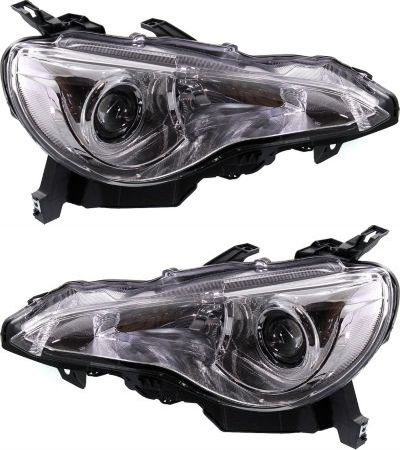 AM FR S 13-16 HEAD LAMP RH AND LH Assembly Halogen SKU SET REPS100307 Partslink SC2503104 SC2502104 OEM SU00305139 SU00305140