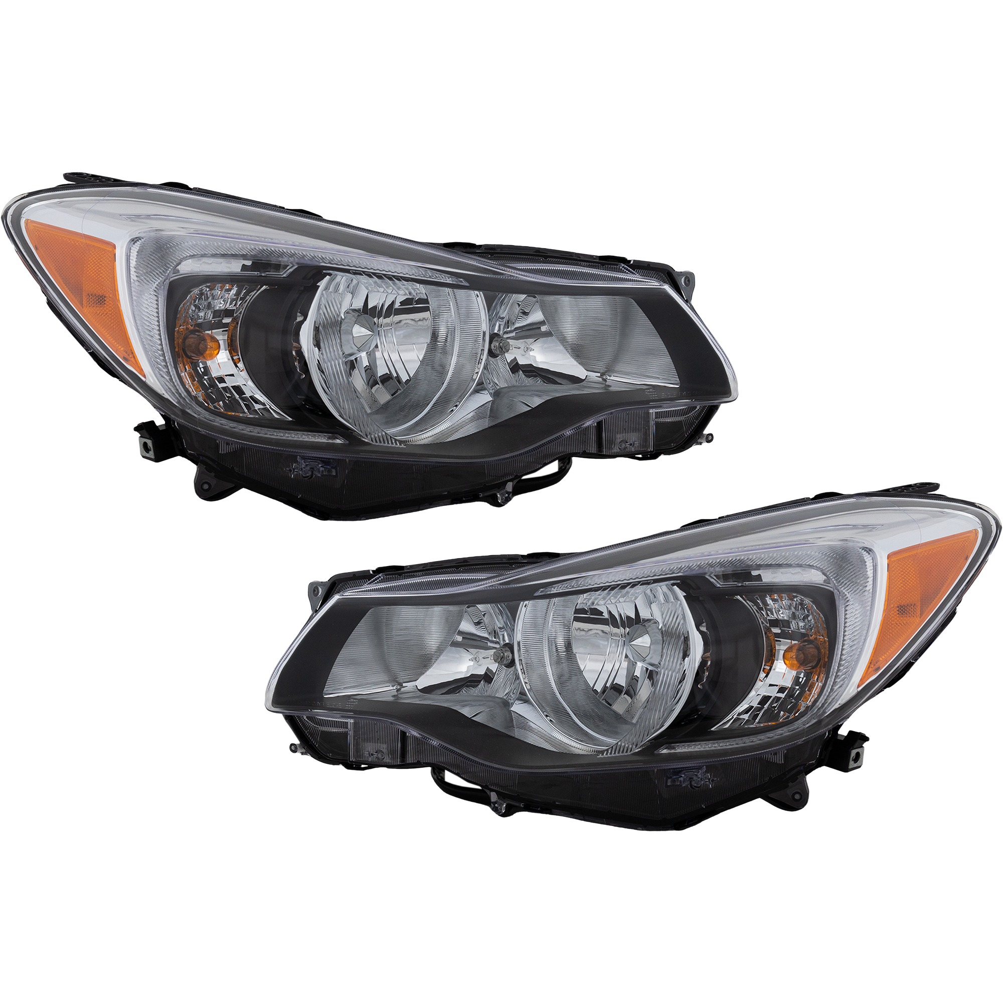AM IMPREZA 12-13 XV CROSSTREK 13-14 HEAD LAMP RH AND LH Assembly Halogen Exc. WRX Models SKU SET REPS100311 Partslink SU2503140 SU2502140 OEM 84001FJ080-84001FJ090