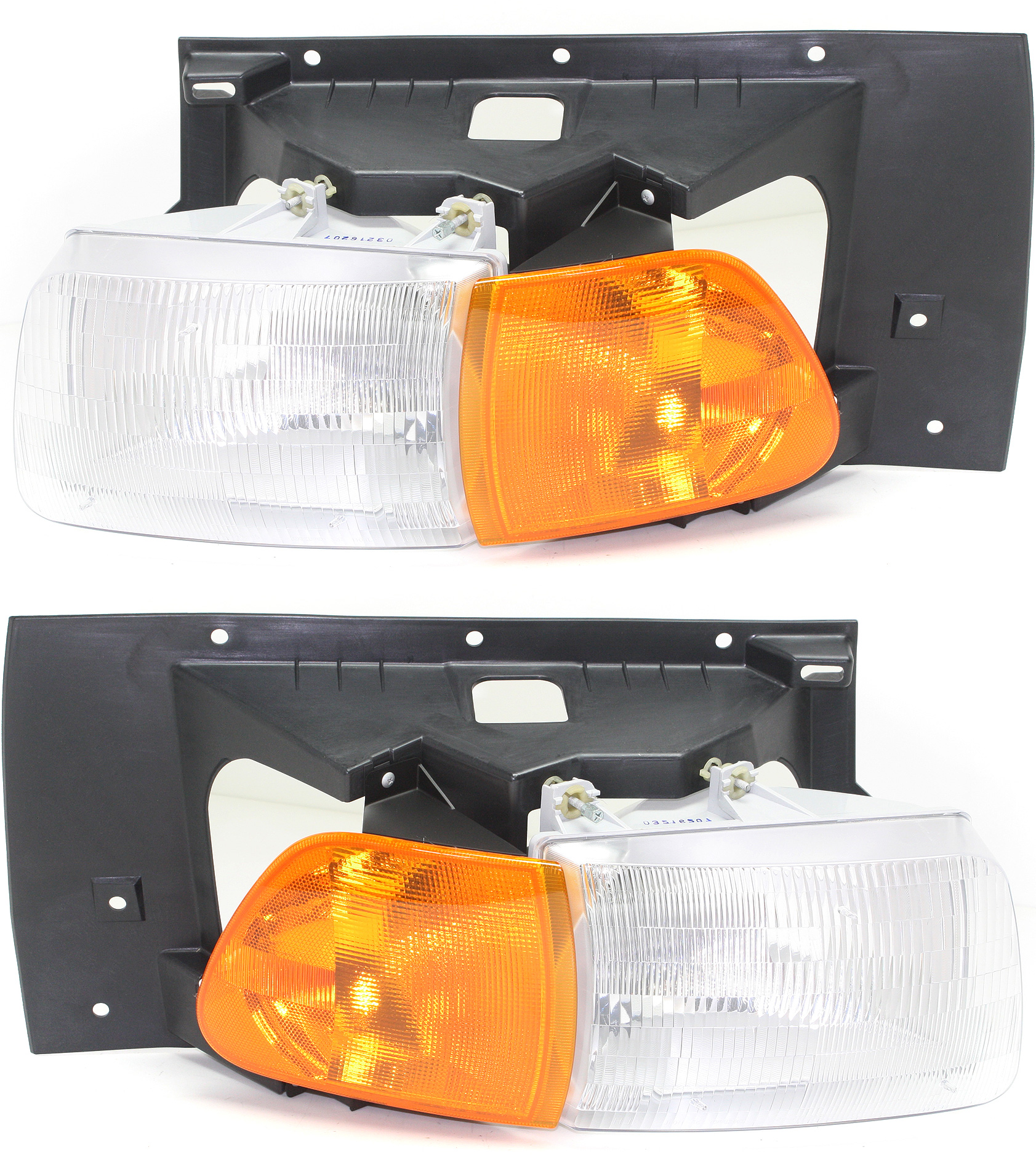 AM A9513-97-98 HEAD LAMP RH AND LH Assembly Halogen SKU SET REPS100319HD Partslink ST2503100 ST2502100 OEM A1713344000 A1713344001