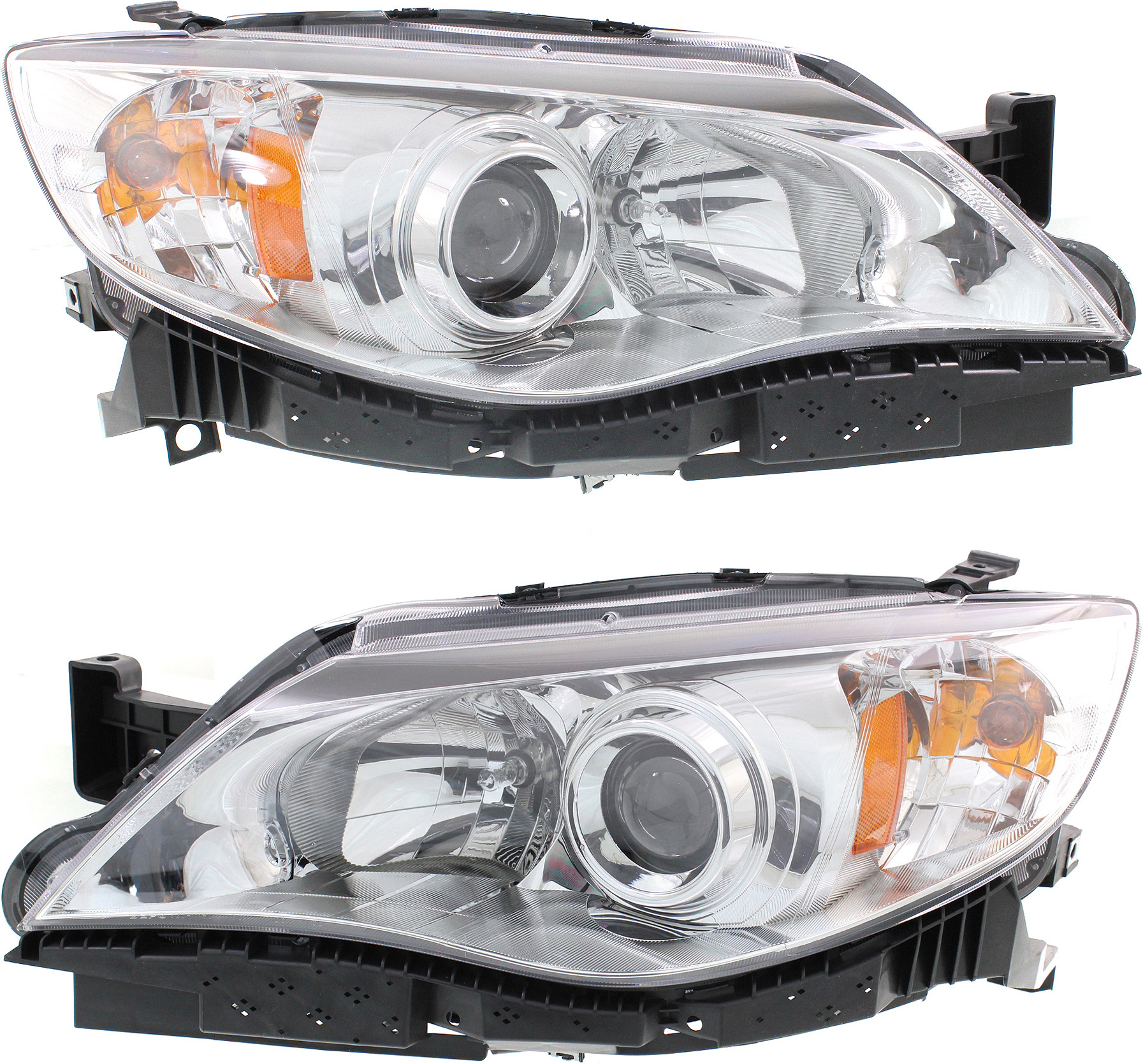 AM IMPREZA 12-14 HEAD LAMP RH AND LH Assembly Halogen WRX Model CAPA SKU SET REPS100323Q Partslink SU2502148C SU2503148C OEM 84001FG381-84001FG380-84001FG3