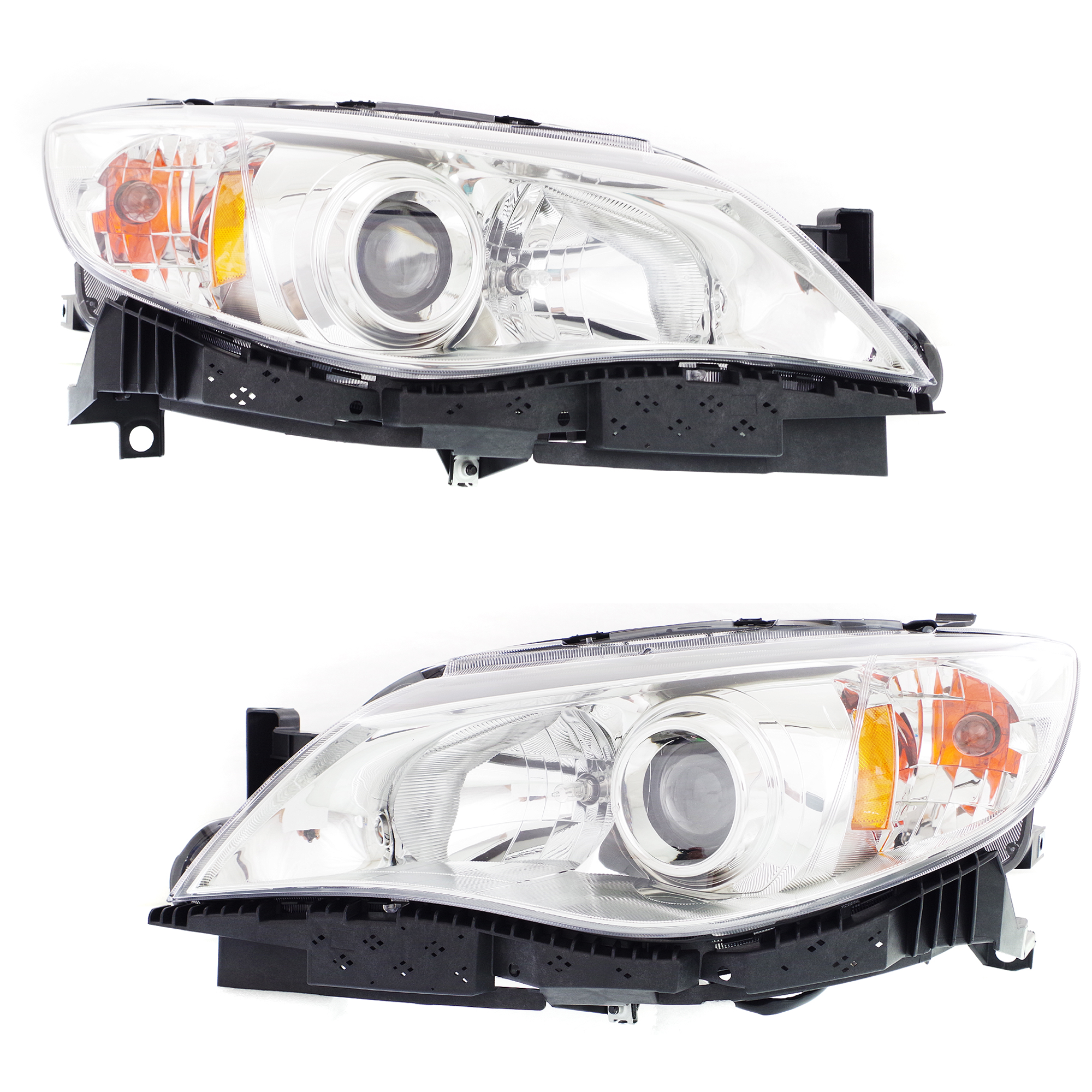 AM IMPREZA 12-14 HEAD LAMP RH AND LH Assembly Halogen WRX Models Sedan Wagon SKU SET REPS100323 Partslink SU2502148 SU2503148 OEM 84001FG381-84001FG380-84001FG3