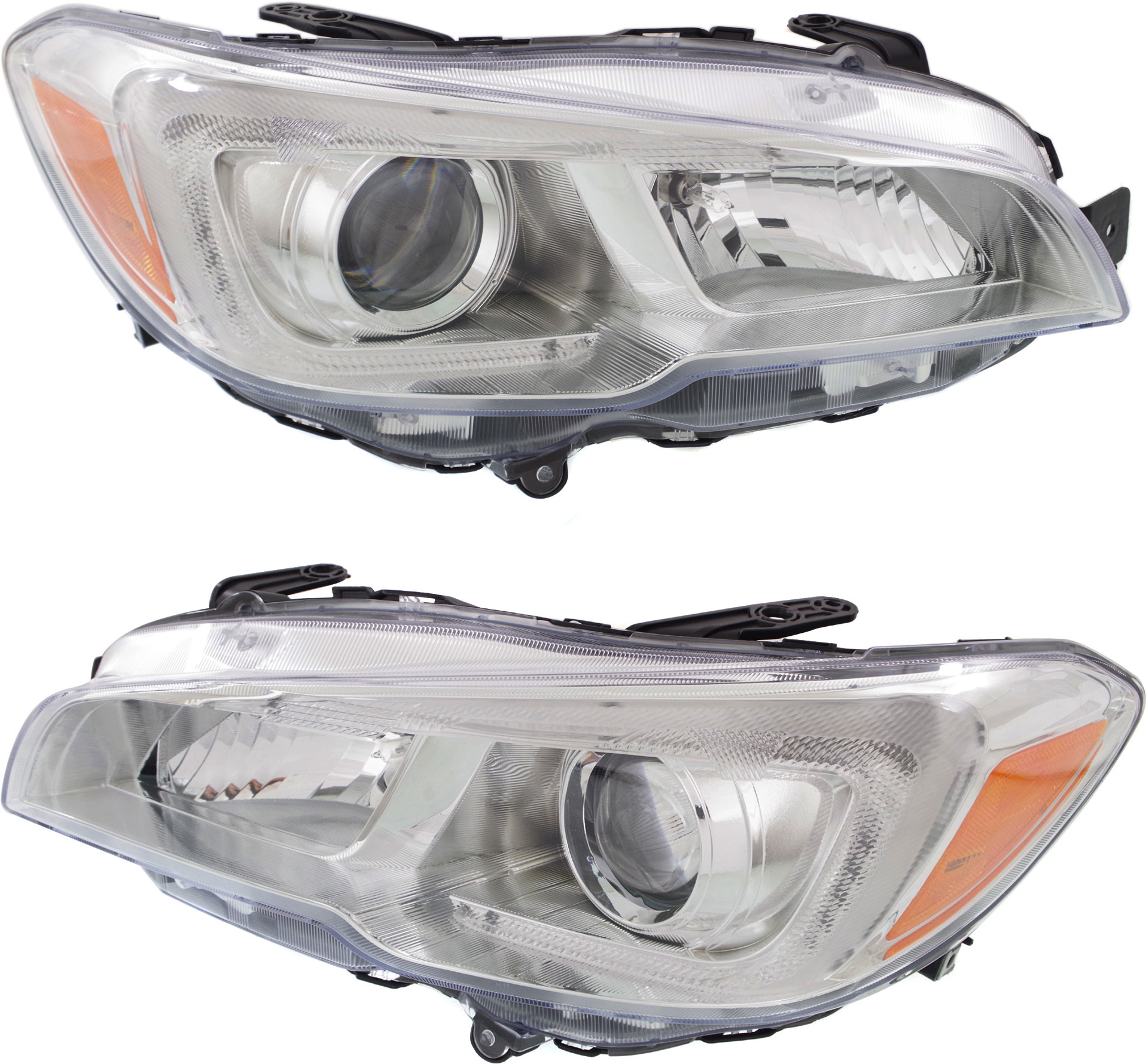 AM WRX WRX STI 15-21 HEAD LAMP RH AND LH Assembly Halogen CAPA SKU SET REPS100329Q Partslink SU2503152C SU2502152C OEM 84001VA021-84001VA031