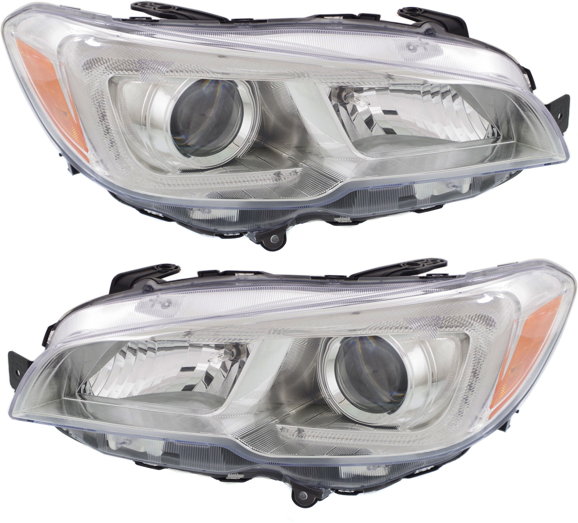 AM WRX WRX STI 15-21 HEAD LAMP RH AND LH Assembly Halogen SKU SET REPS100329 Partslink SU2503152 SU2502152 OEM 84001VA021-84001VA031