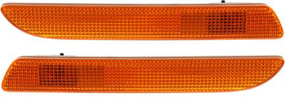 AM SAAB 9-3-03-07 FRONT SIDE MARKER LAMP RH AND LH Assembly SKU SET REPS104507 Partslink SB2531104 SB2530104 OEM 12785990-12785954